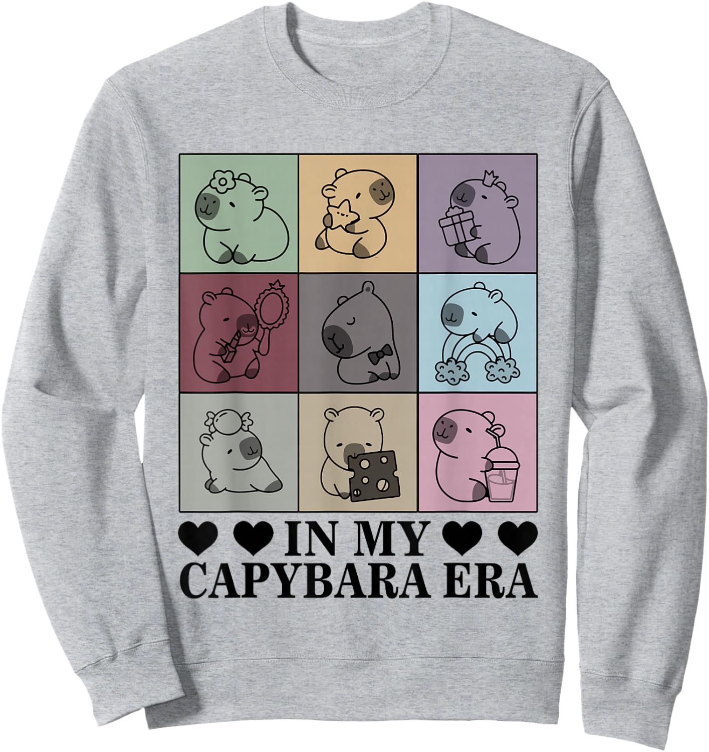 In My Capybara Era Capybara Lover Funny Capybara Sweatshirt - Sweatshirt | Ash