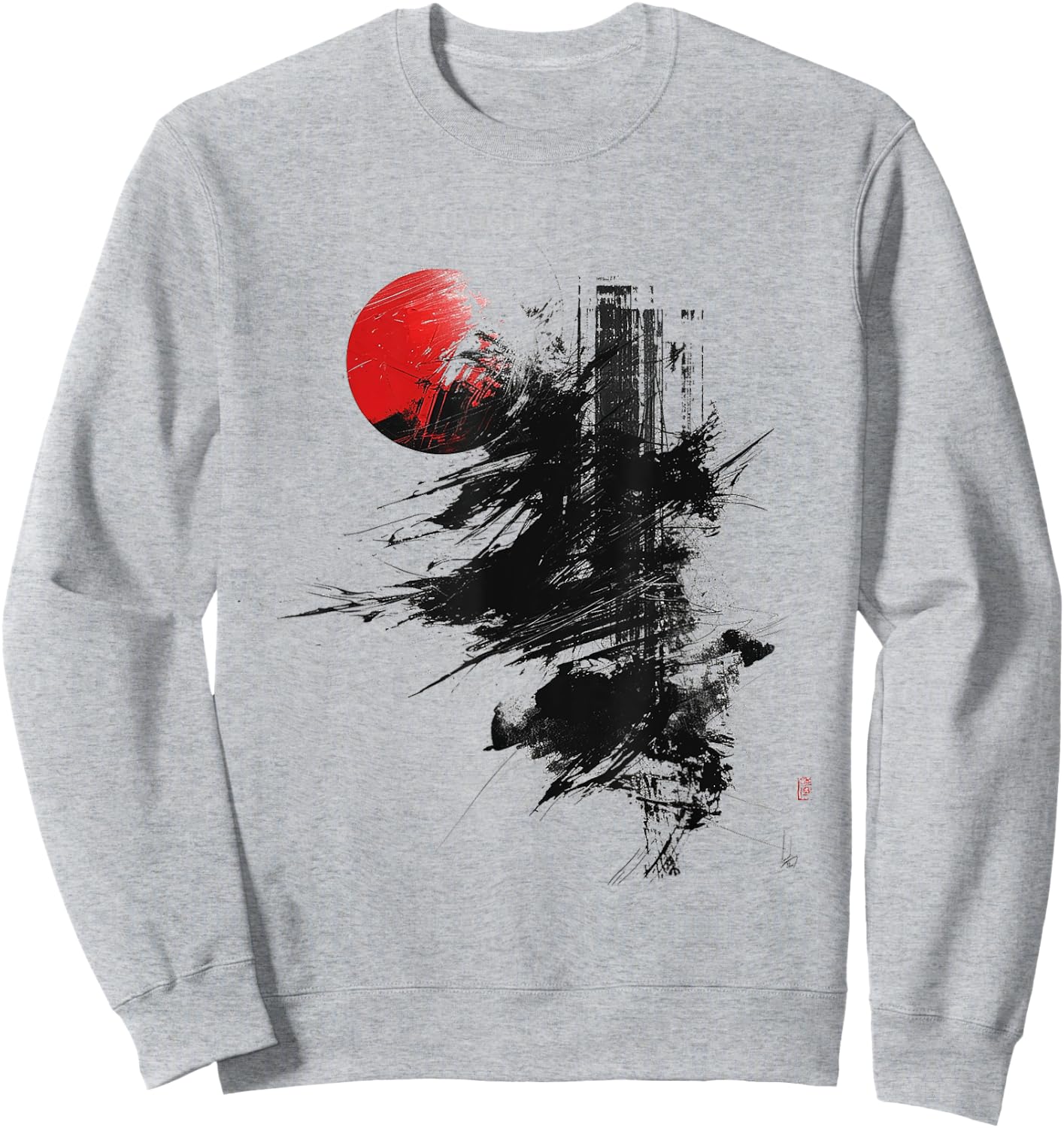 Anime Manga Abstract Motif Drawing Art Text Anime , White Sweatshirt - Sweatshirt | Ash