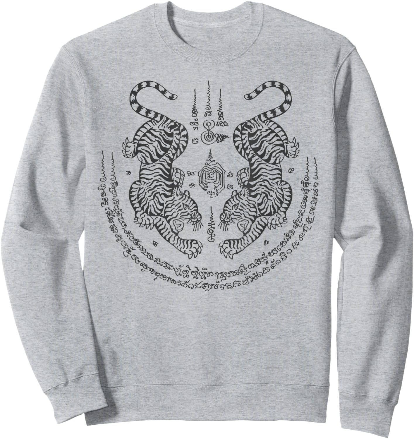 Twin Tiger Muay Thai Shorts Thailand Martial Arts Boxing , White, s Sweatshirt - Sweatshirt | Ash