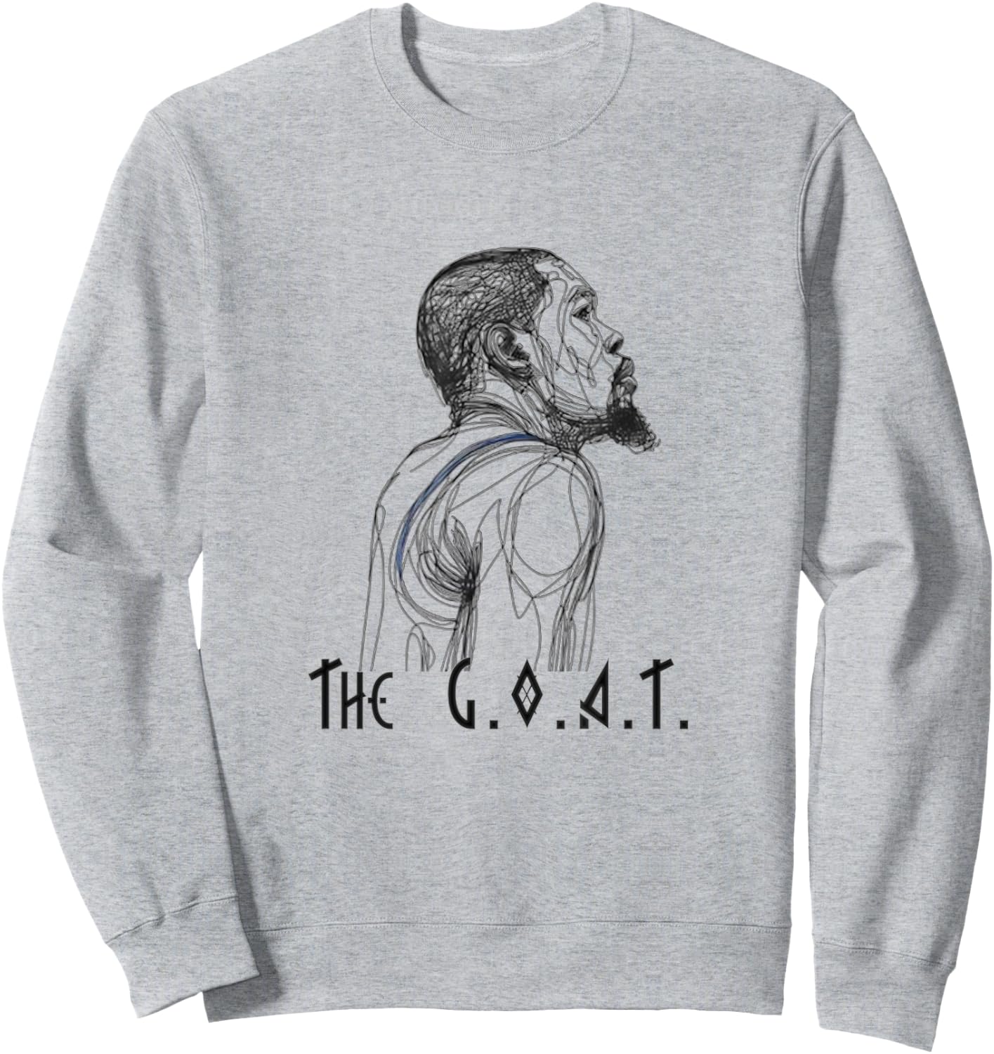 The GOAT (Greatest Of All Time) Basketball Player KD Sniper Sweatshirt - Sweatshirt | Ash