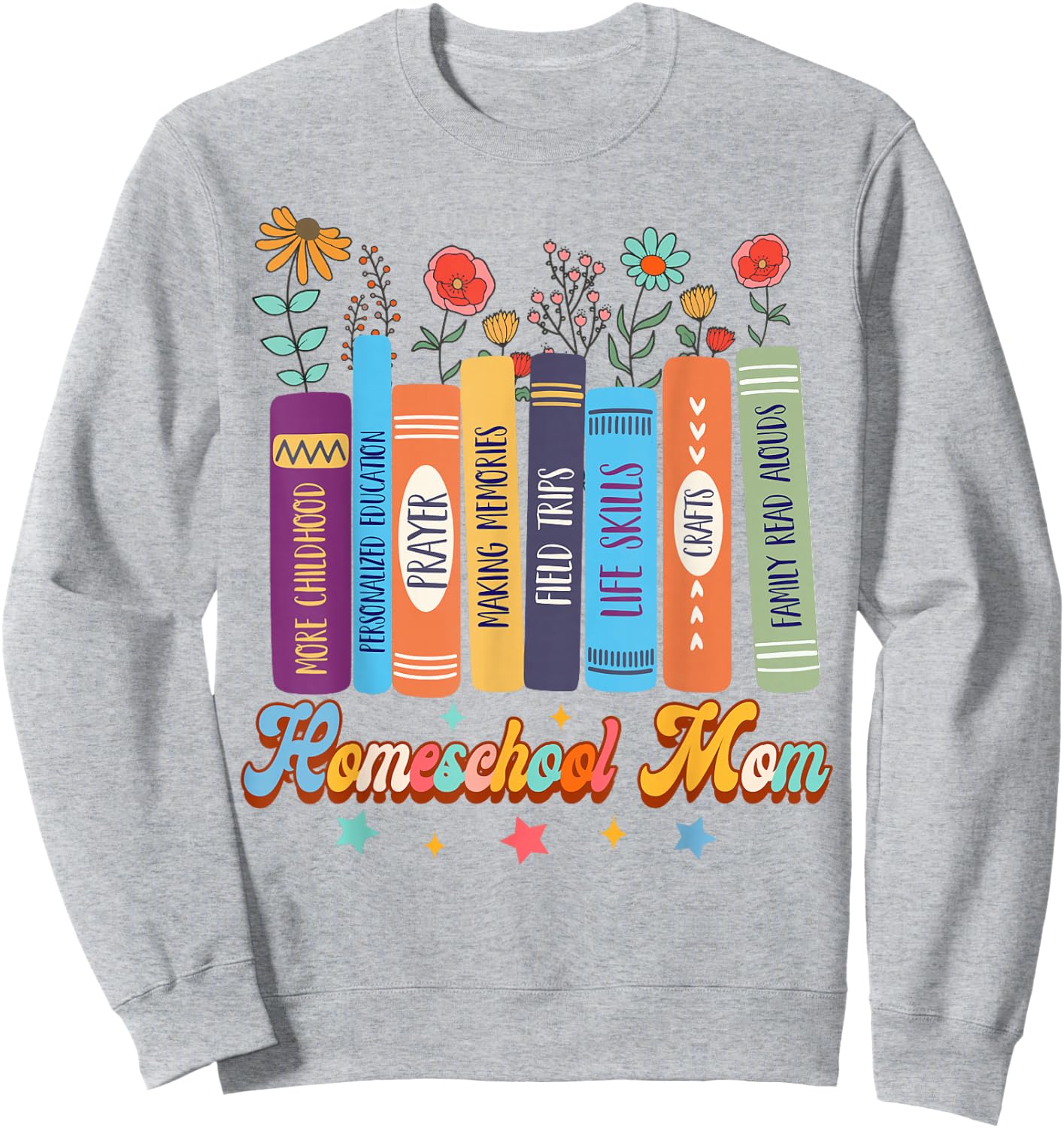 Homeschool Mama Homeschooling Christian Mom Homeschool Mom Sweatshirt - Sweatshirt | Ash