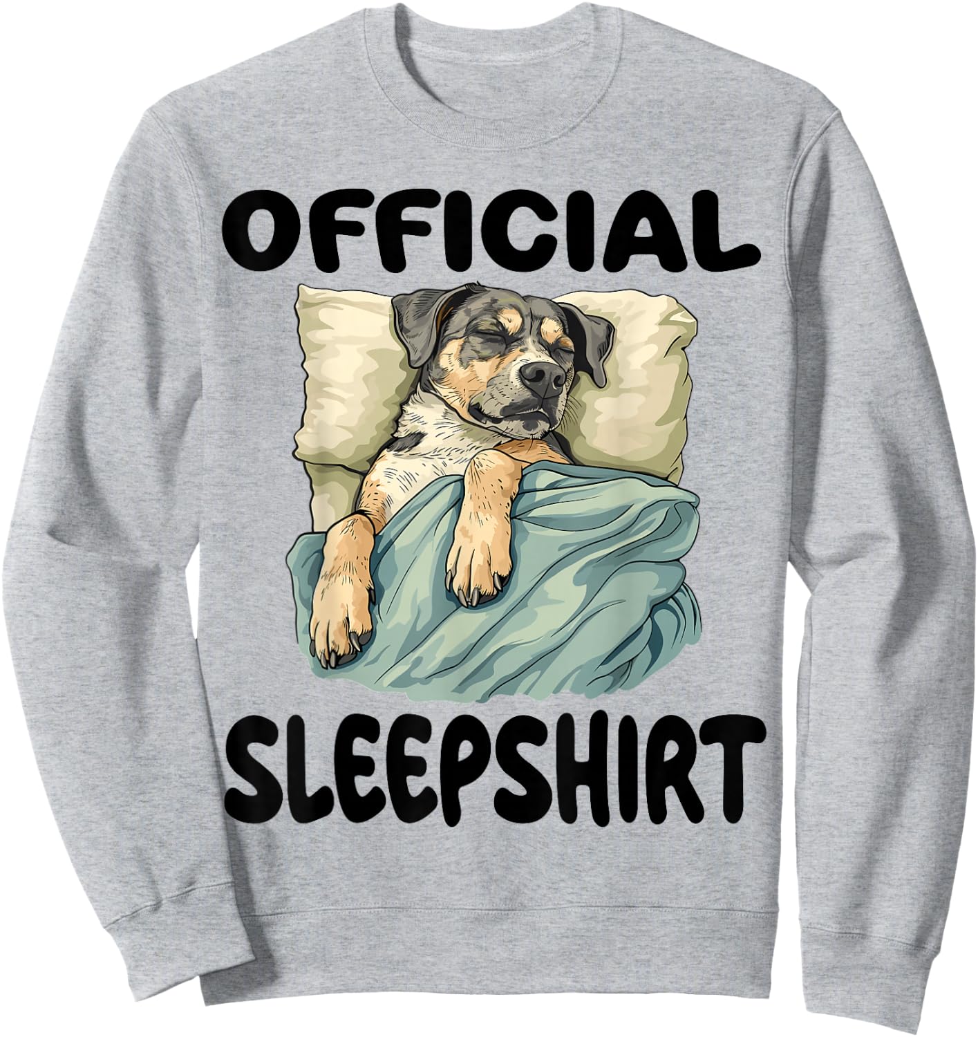 Louisiana Catahoula Leopard Dog Official Sleepshirt Pajamas Sweatshirt - Sweatshirt | Ash