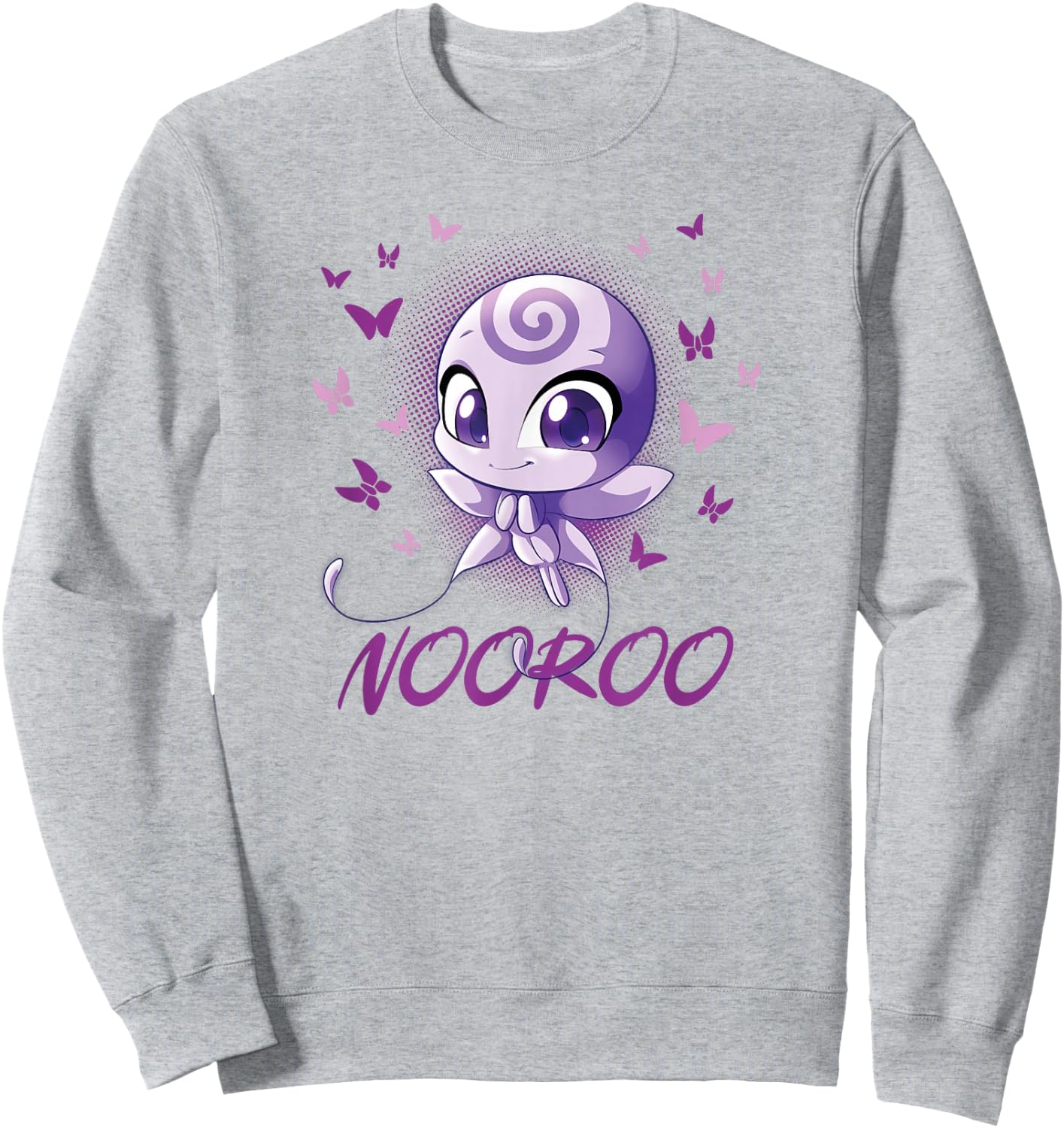 Miraculous Ladybug Kwamis Collection with Nooroo Sweatshirt - Sweatshirt | Ash
