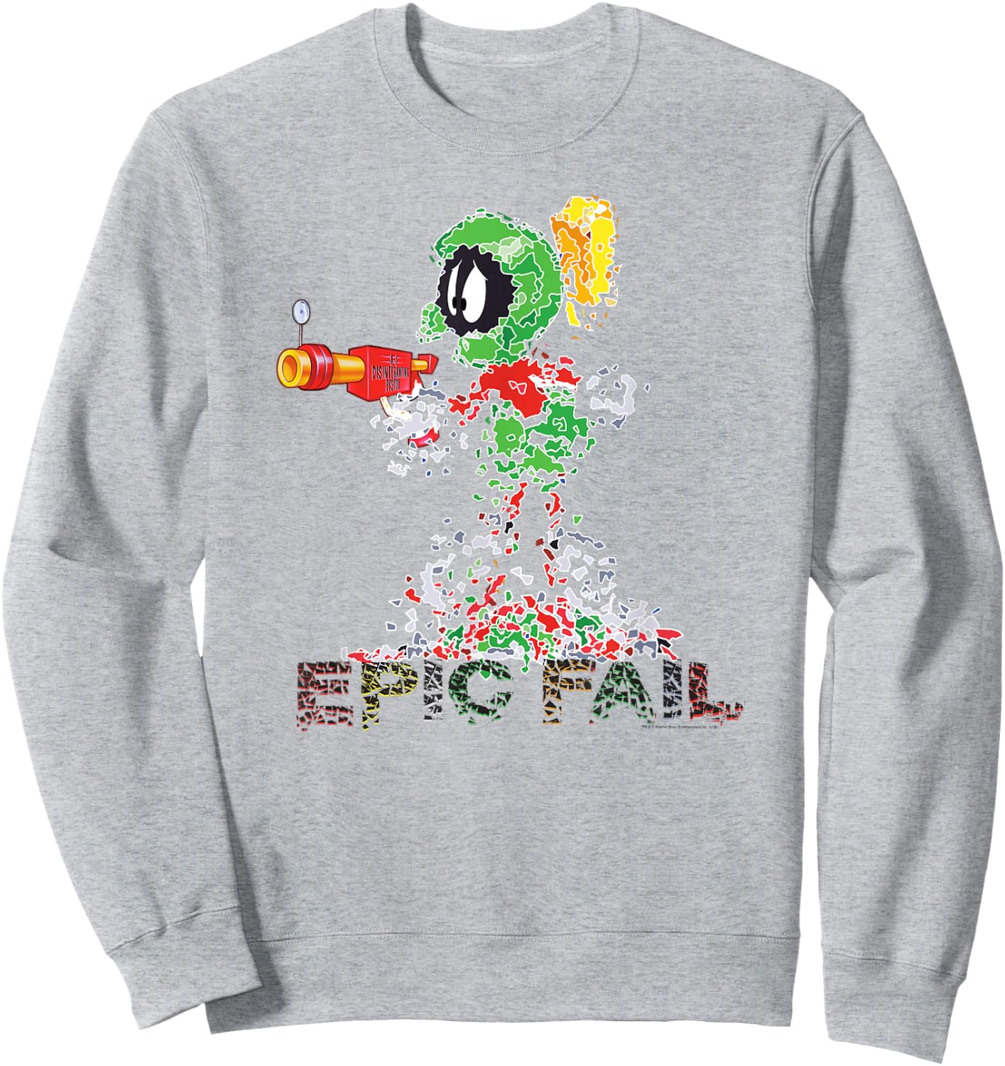 Looney Tunes Marvin the Martian Epic Fail Sweatshirt - Sweatshirt | Ash