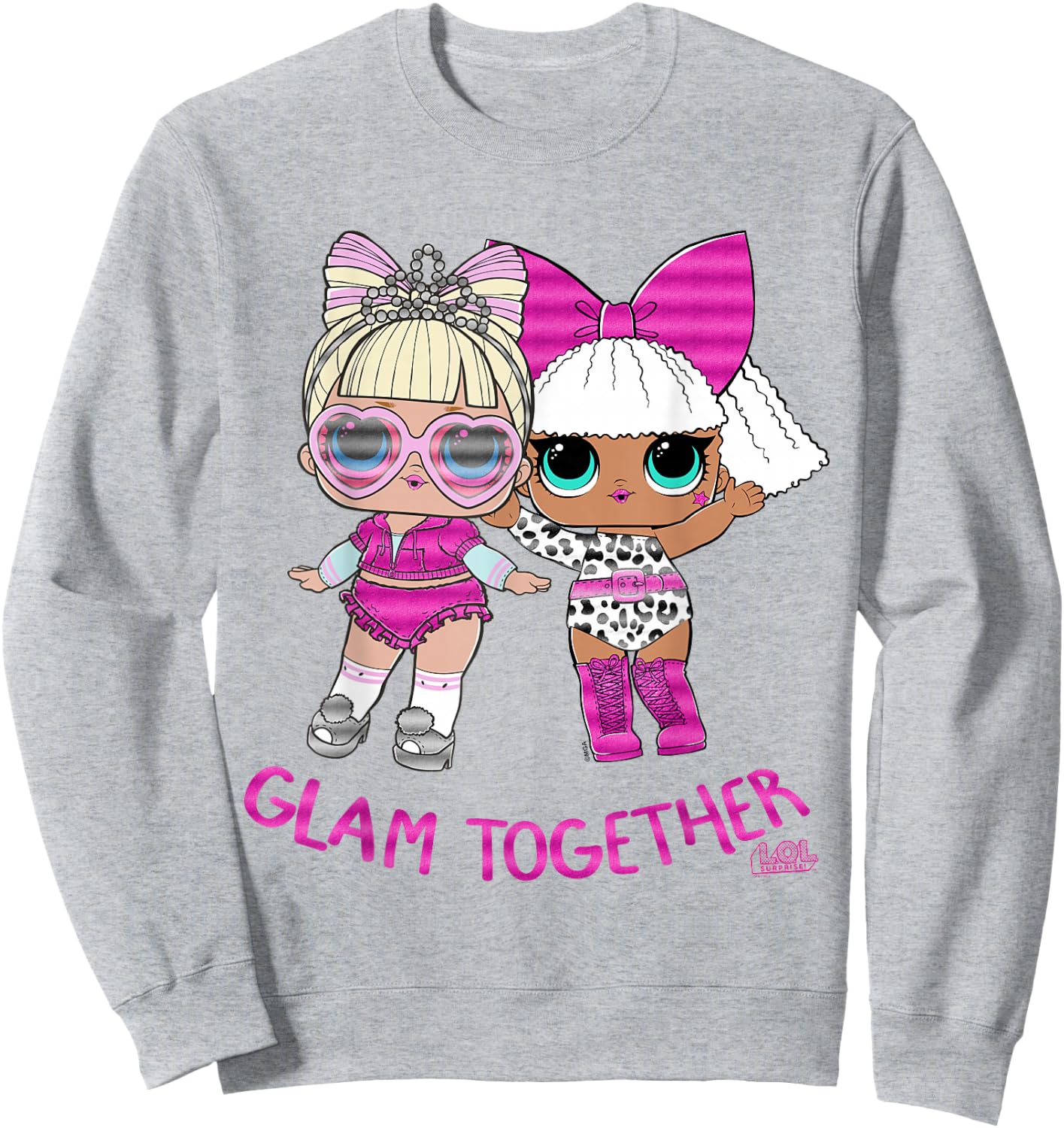 L.O.L. Überraschung! Pink Glitter GLAMOUR ZUSAMMEN Sweatshirt - Sweatshirt | Ash