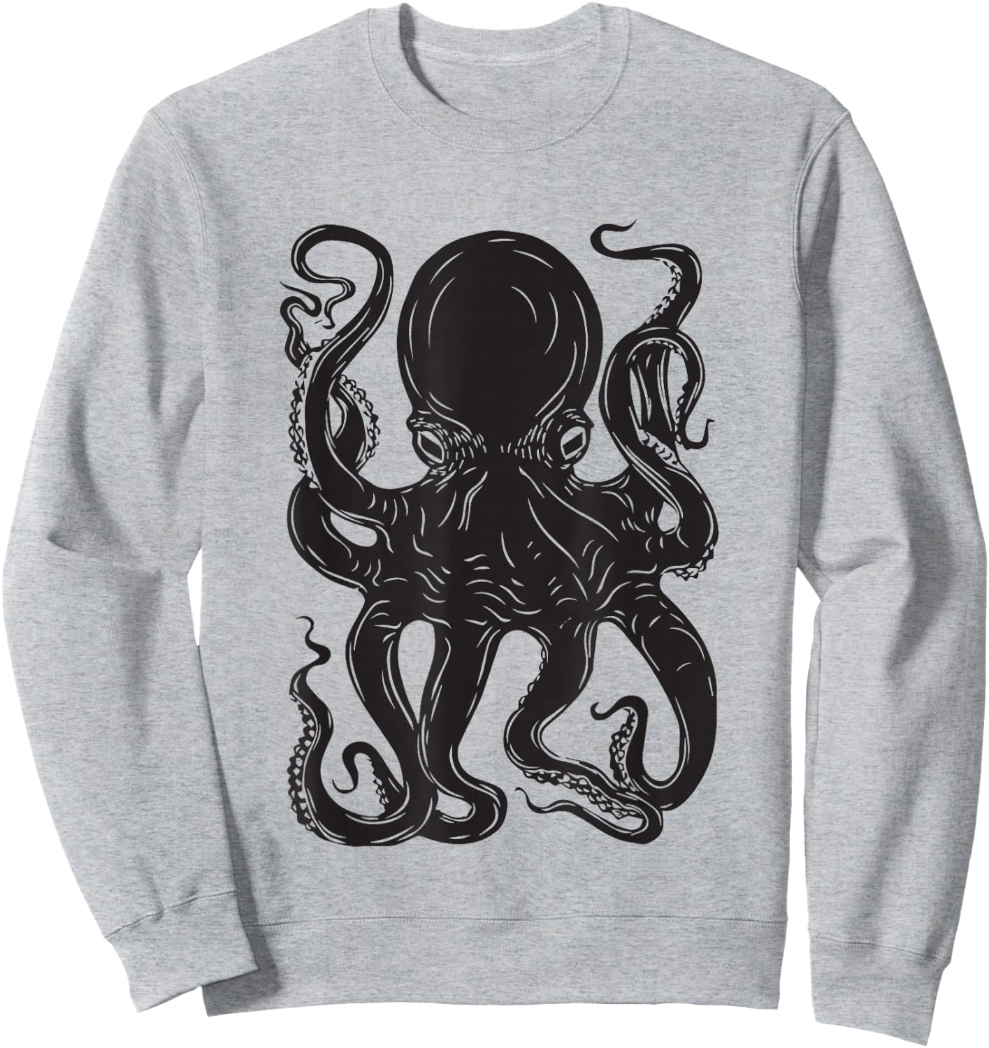 Cool Octopus Stuff Men Women Kraken Kids Octopus Sweatshirt - Sweatshirt | Ash
