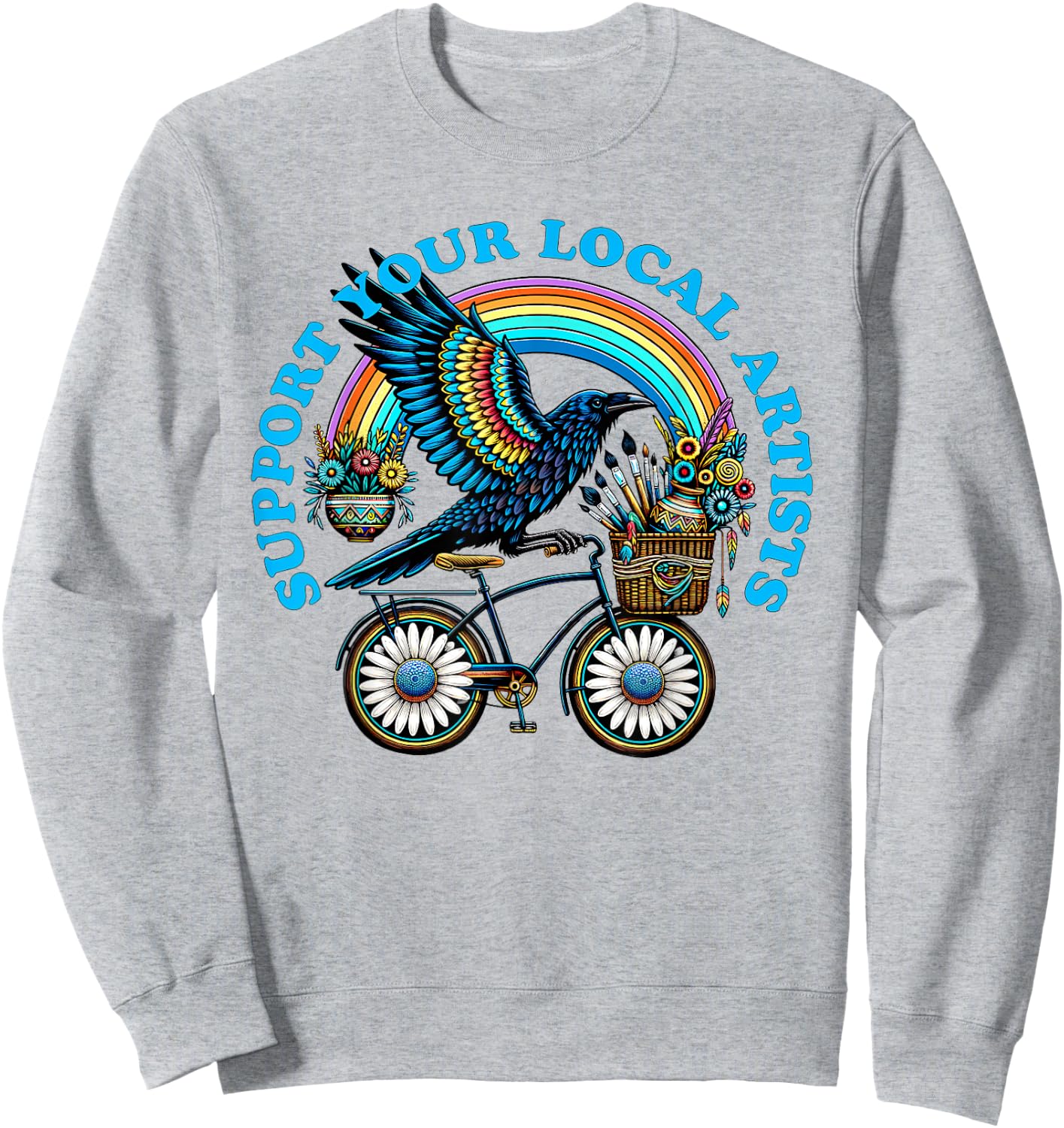 Support Your Local Artists Sweatshirt - Sweatshirt | Ash