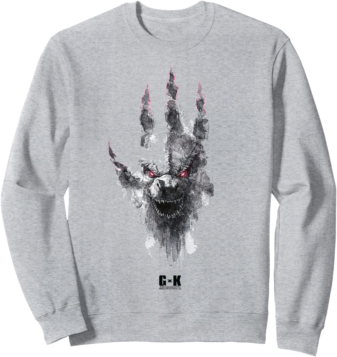 Monsterverse Godzilla x Kong: The New Empire Godzilla Unite , white, S Sweatshirt - Sweatshirt | Ash