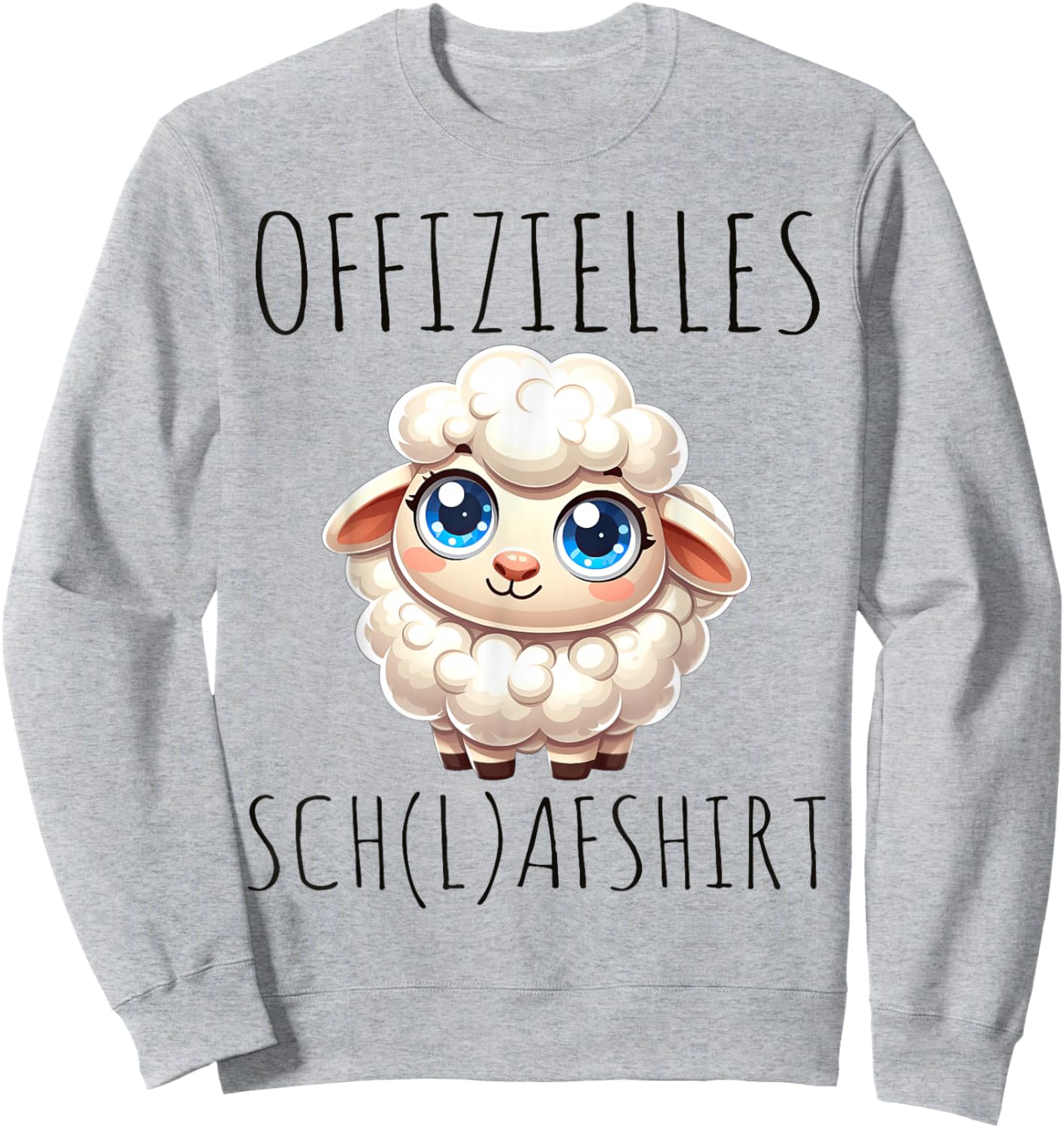 Offizielles Schlafshirt Schaf Pyjama Schlafanzug Nightdress , White Sweatshirt - Sweatshirt | Ash