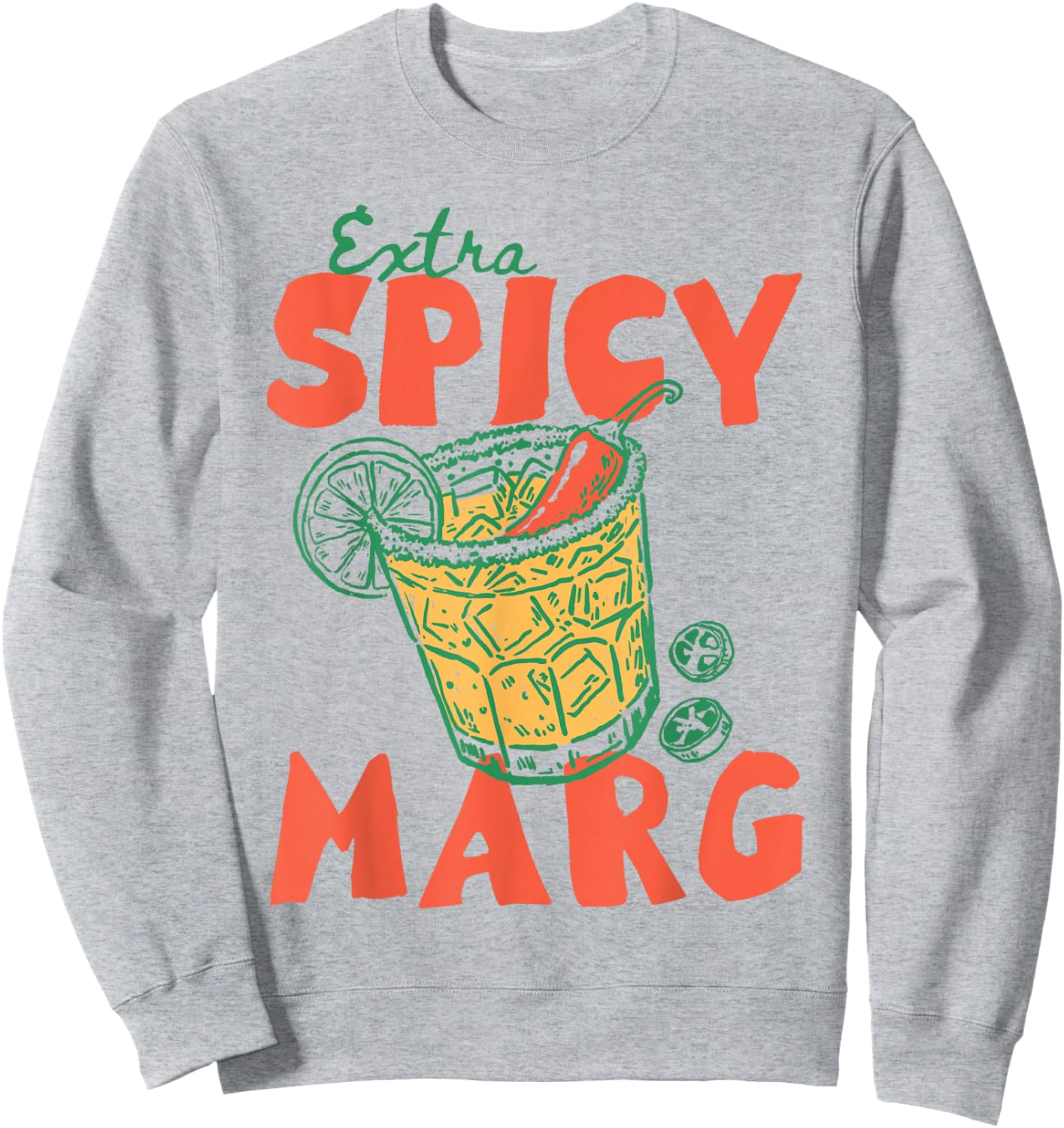 Spicy Margarita Sweatshirt - Sweatshirt | Ash
