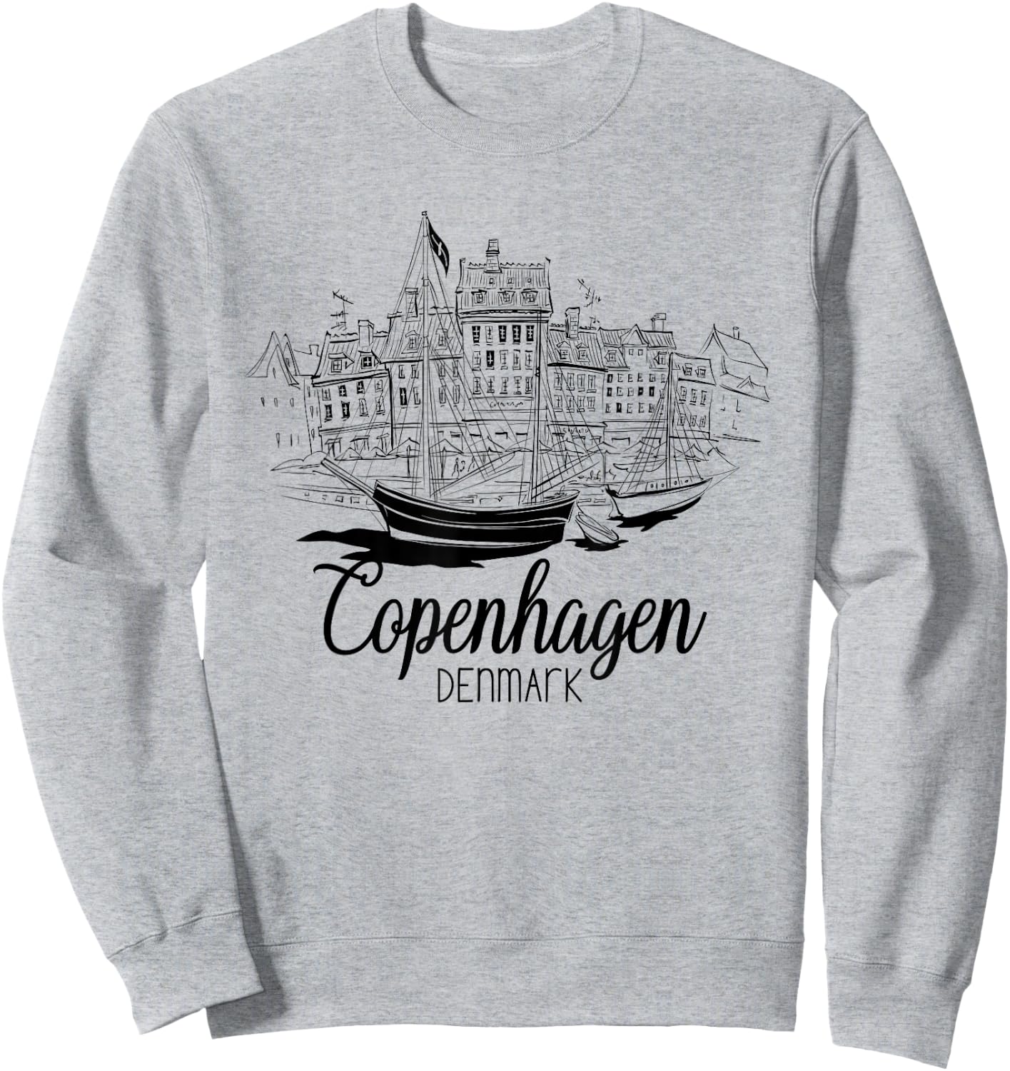 Copenhagen Denmark / Copenhagen Sweatshirt - Sweatshirt | Ash