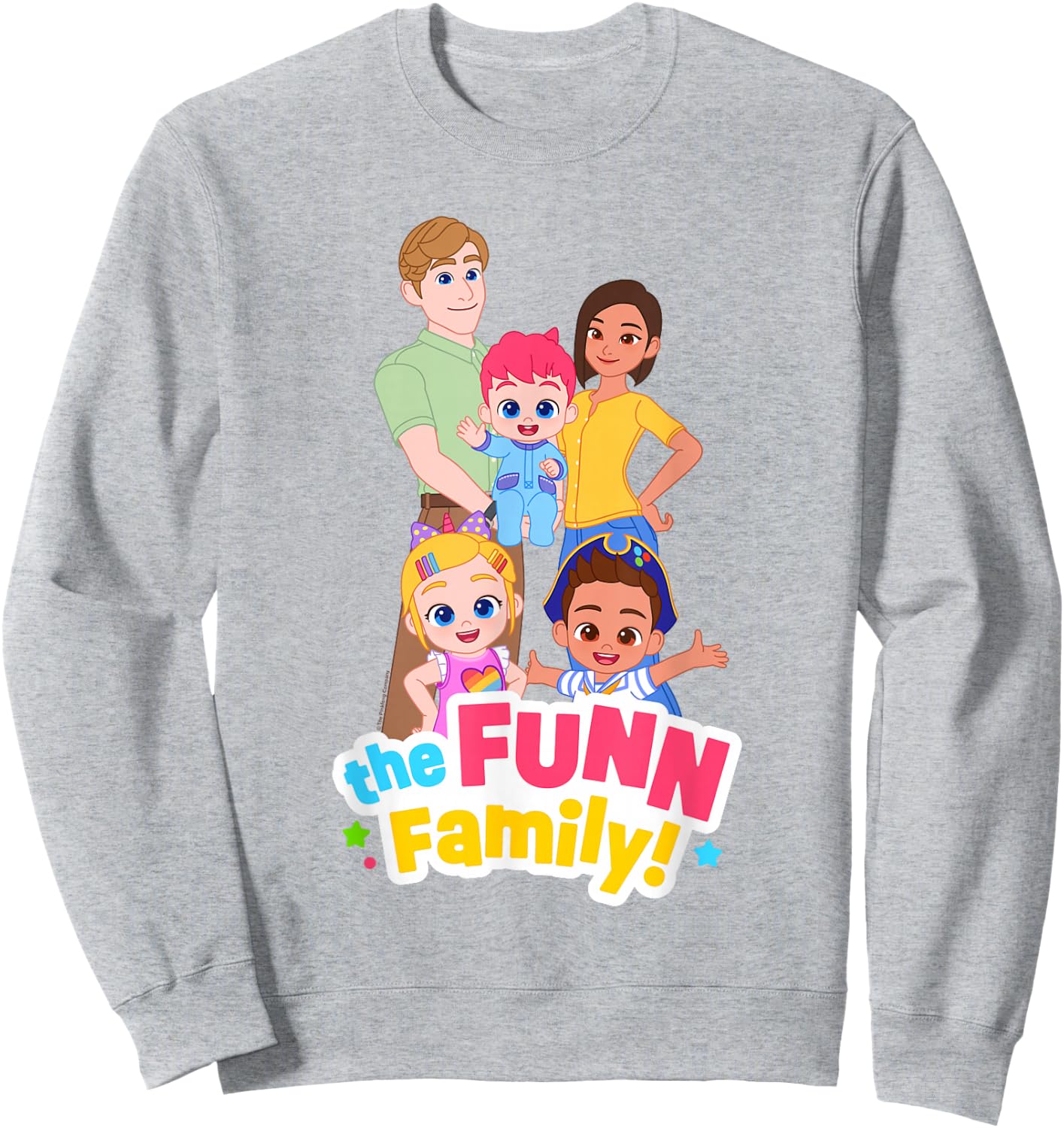 Bebefinn The Fun Family Sweatshirt - Sweatshirt | Ash