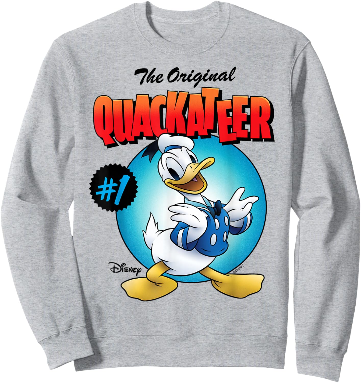 Donald Duck - The Original Quackateer Sweatshirt - Sweatshirt | Ash