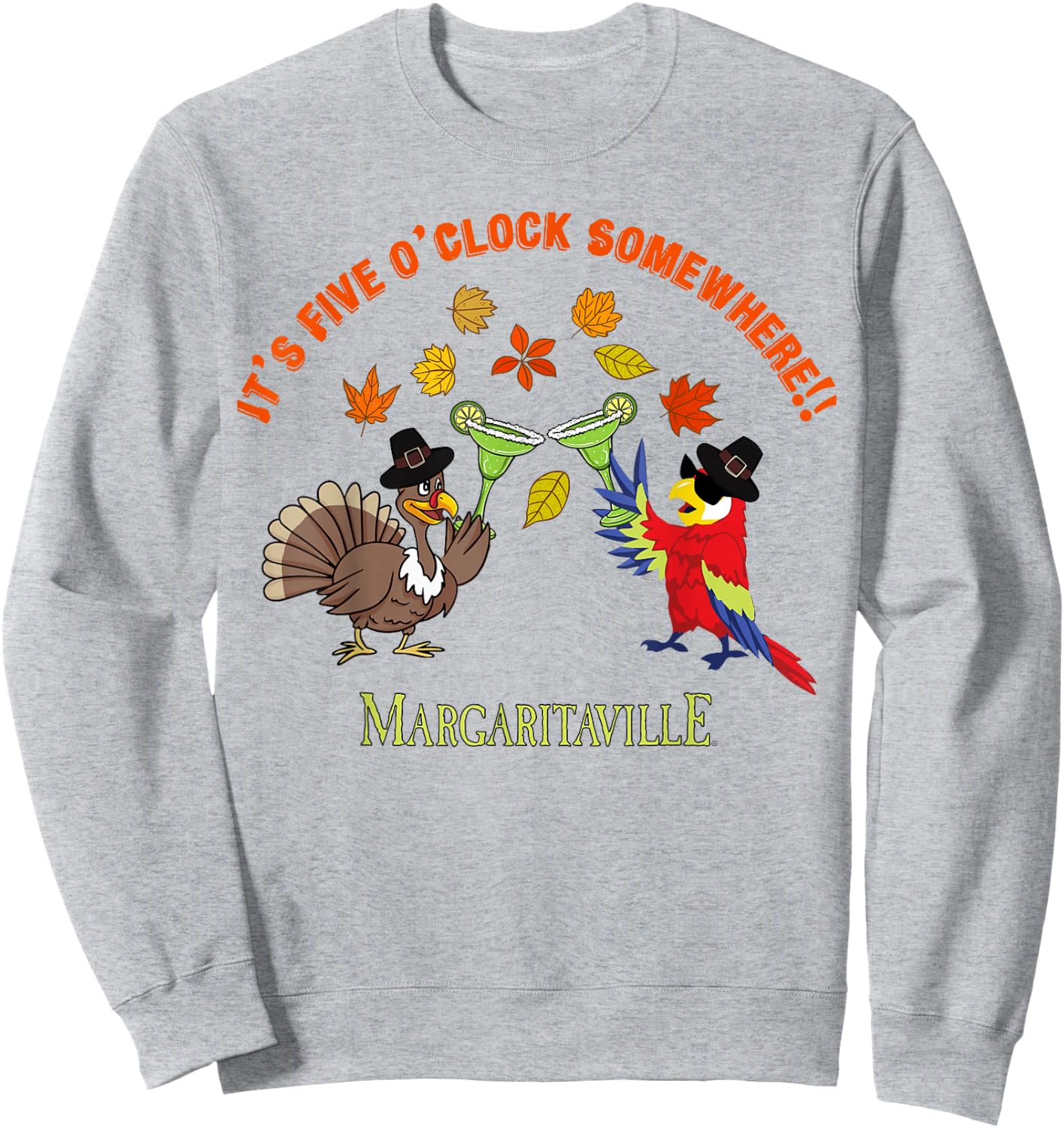 Turkey 5 O'Clock Somewhere Sweatshirt - Sweatshirt | Ash
