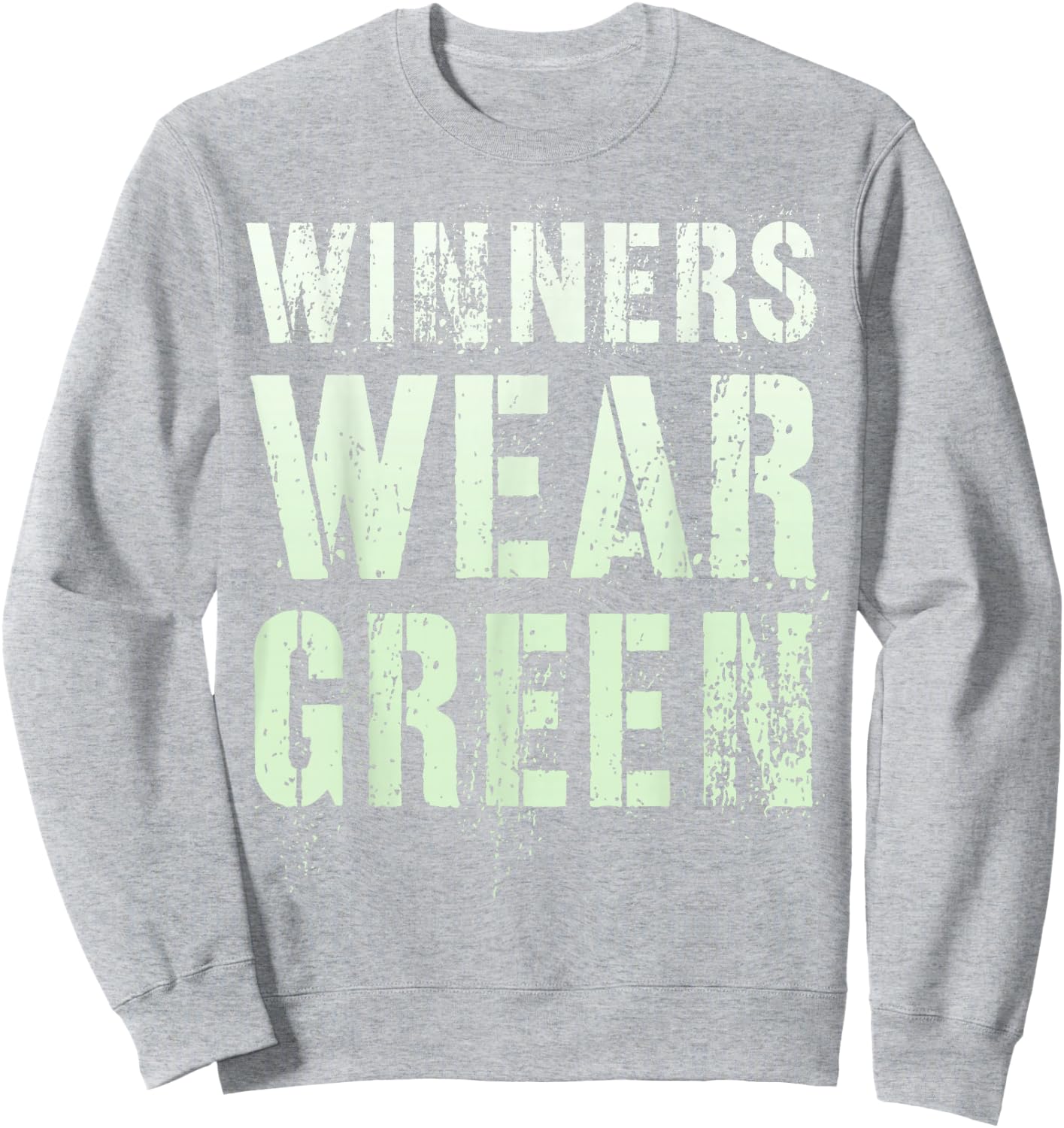 Vintage WINNERS WEAR GREEN Summer Camp War Game Team Match Sweatshirt - Sweatshirt | Ash