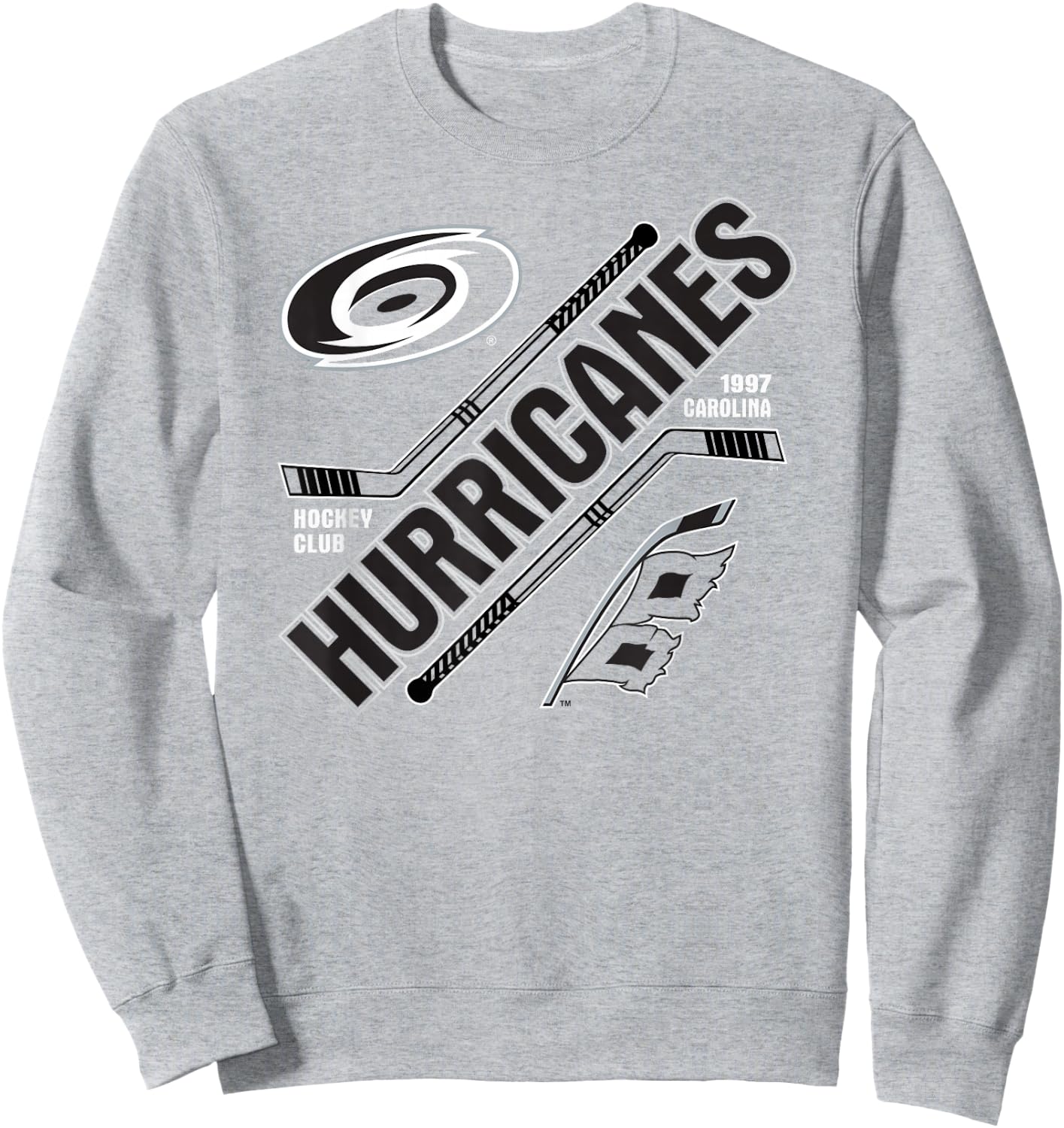 Carolina Hurricanes Force Red Officially Licensed Sweatshirt - Sweatshirt | Ash