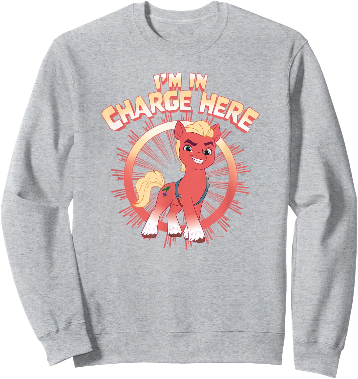 My Little Pony Sprout I'm In Charge Here Quote Sweatshirt - Sweatshirt | Ash