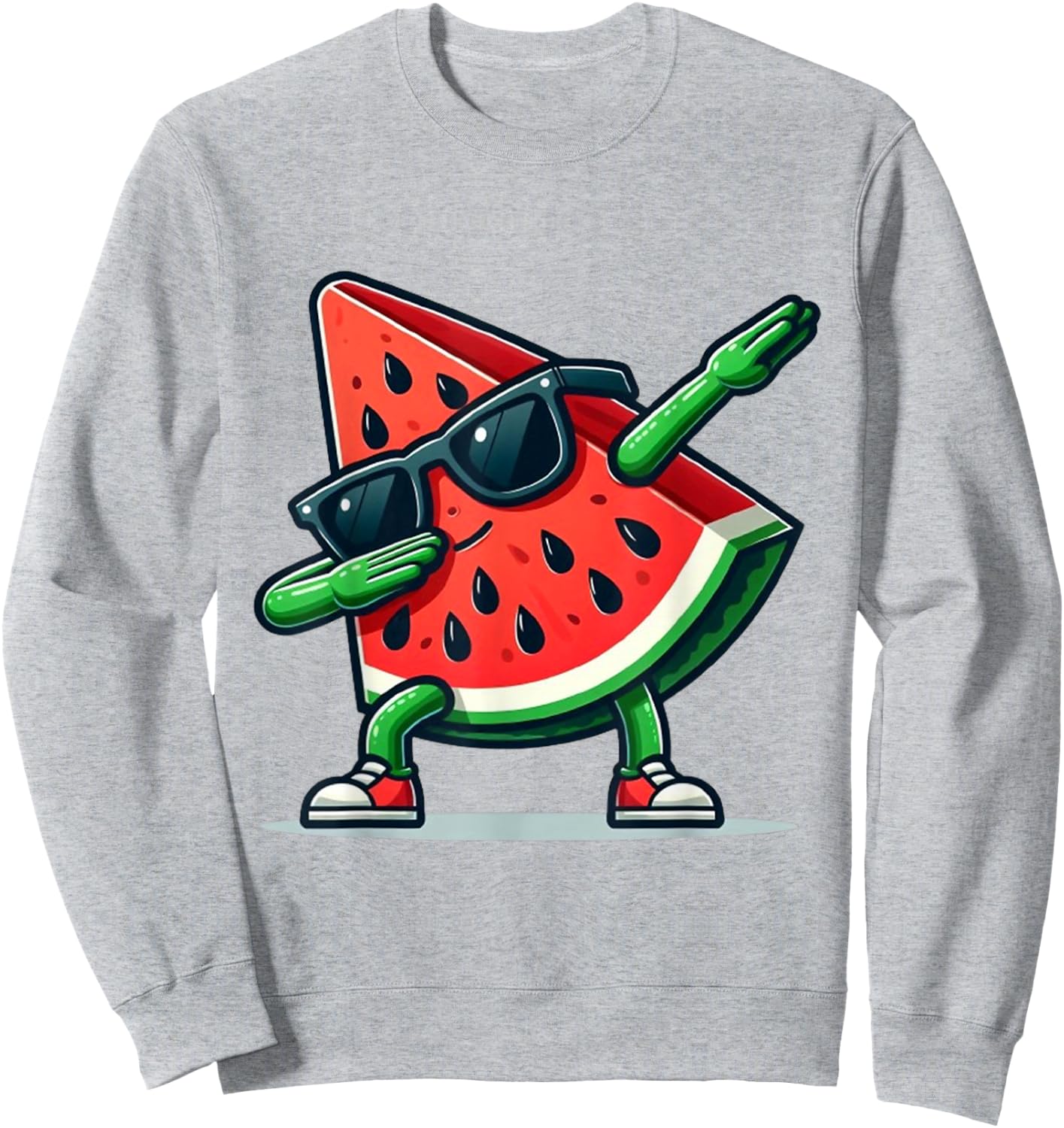 Funny Watermelon Sunglasses, white, S Sweatshirt - Sweatshirt | Ash