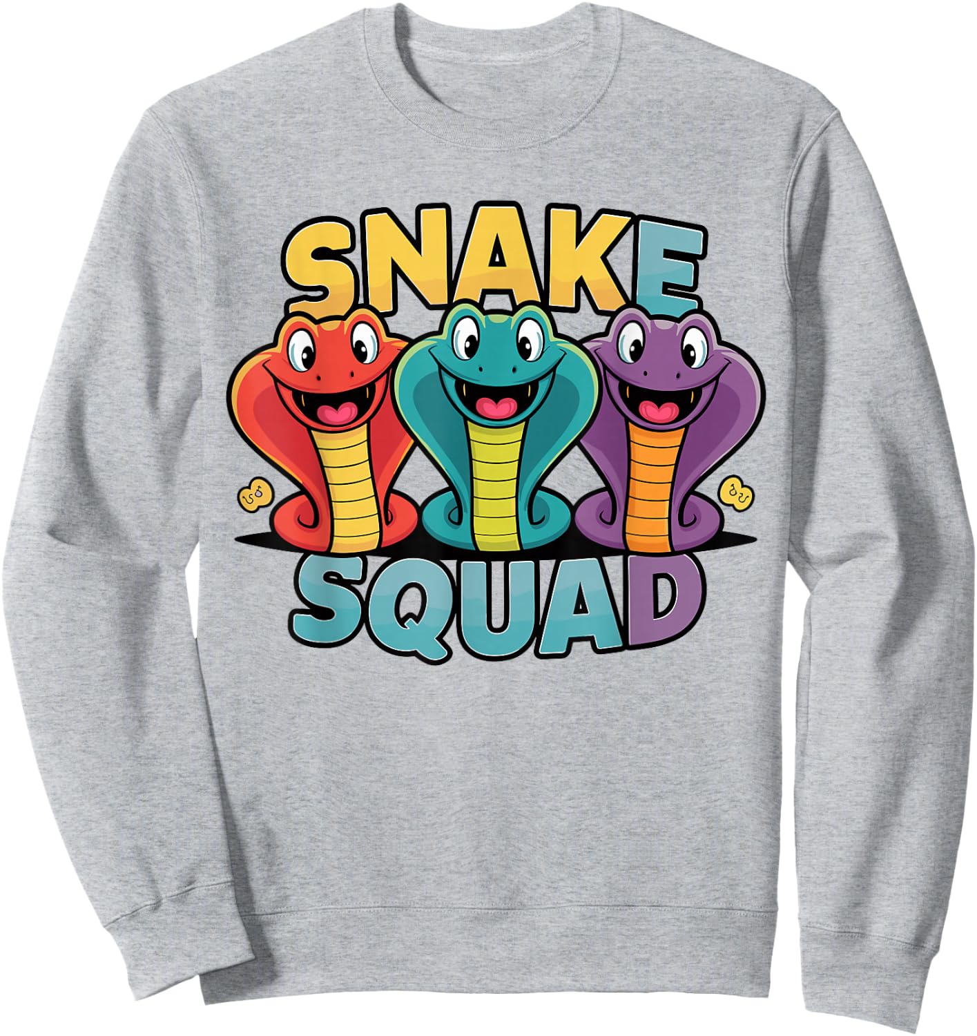 Snake Squad Design for Snake Lover Stuff | Cool Snake Sweatshirt - Sweatshirt | Ash