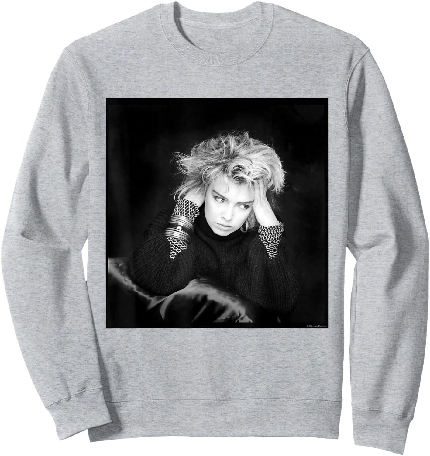 Kim Wilde Photo Shoot by Simon Fowler , grey, S Sweatshirt - Sweatshirt | Ash