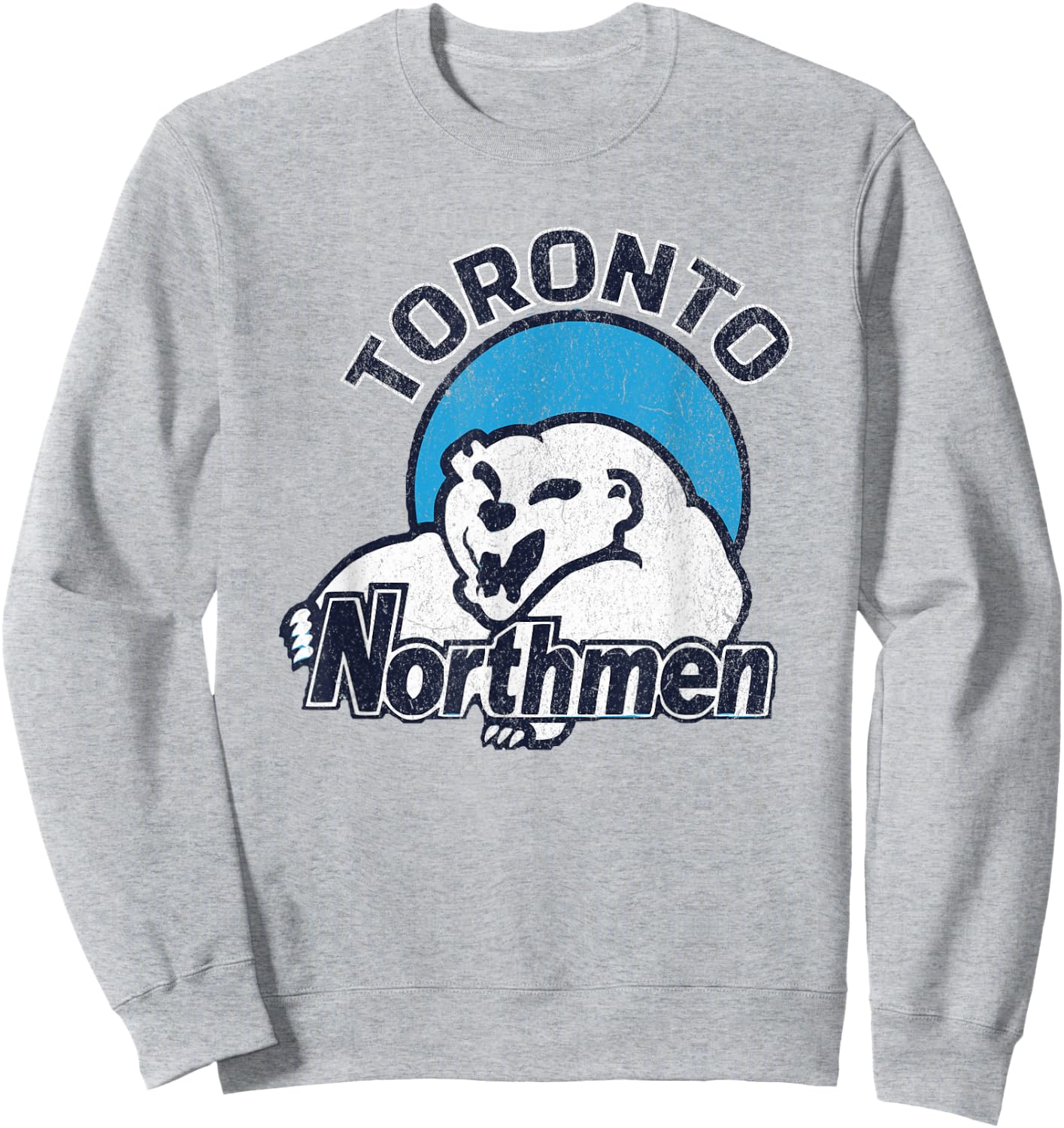 Retro Football Team Toronto Northmen World Football League Sweatshirt - Sweatshirt | Ash