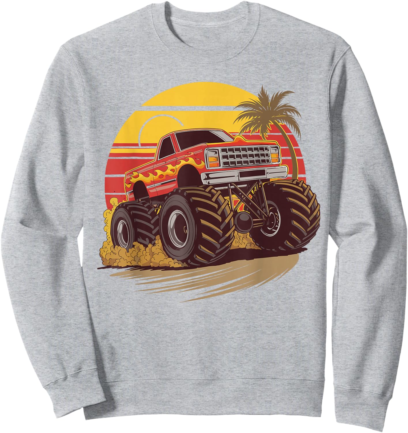 Monster Truck for toddlers Youth & Adults Sweatshirt - Sweatshirt | Ash