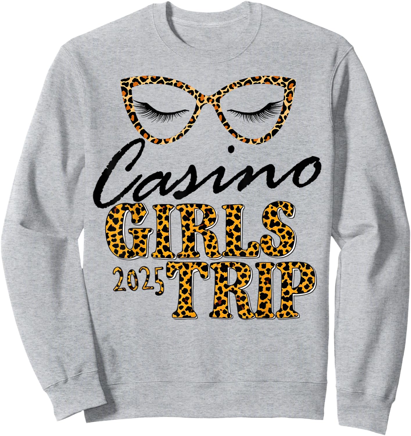 Girls Trip Casino 2025 Shirt Weekend Birthday Squad Sweatshirt - Sweatshirt | Ash