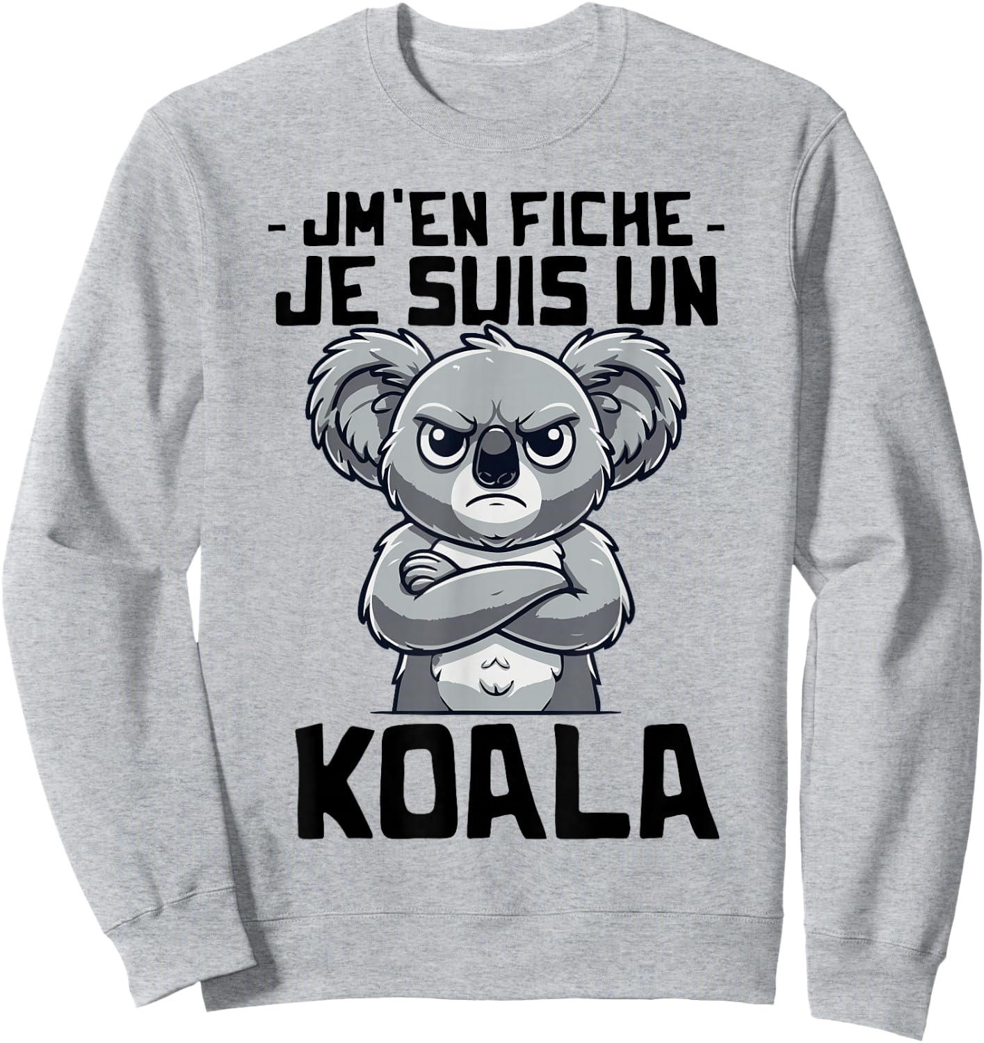 Idea Koala Humour Woman Girl Boy Je suis un Koala , white, S Sweatshirt - Sweatshirt | Ash