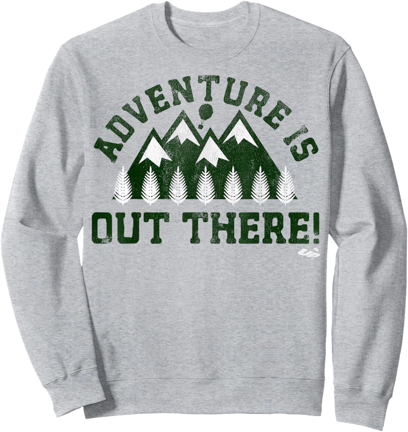Disney Pixar Up Adventure Is Out There Forest Style Sweatshirt - Sweatshirt | Ash