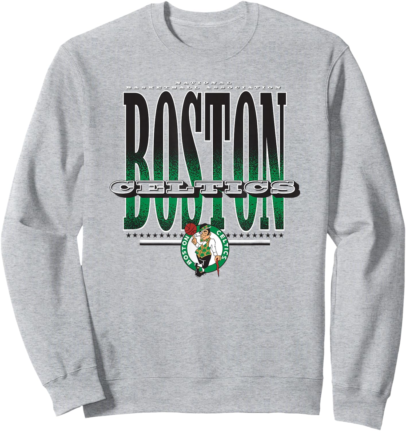 Boston Celtics NBA Green -Adults , Small, Short Sleeve Sweatshirt - Sweatshirt | Ash