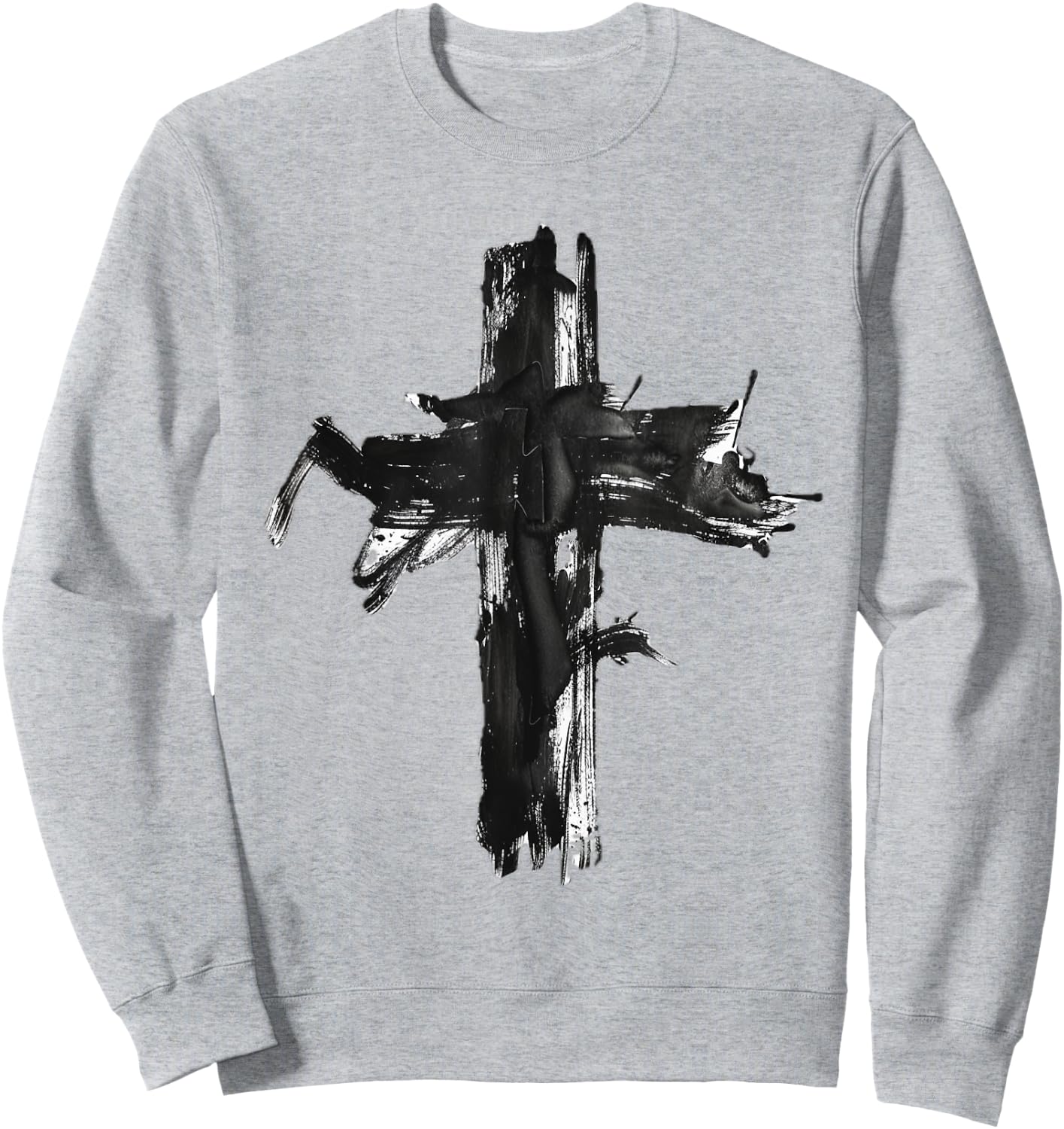 The Cross of Jesus Christ Resurrection Sweatshirt - Sweatshirt | Ash