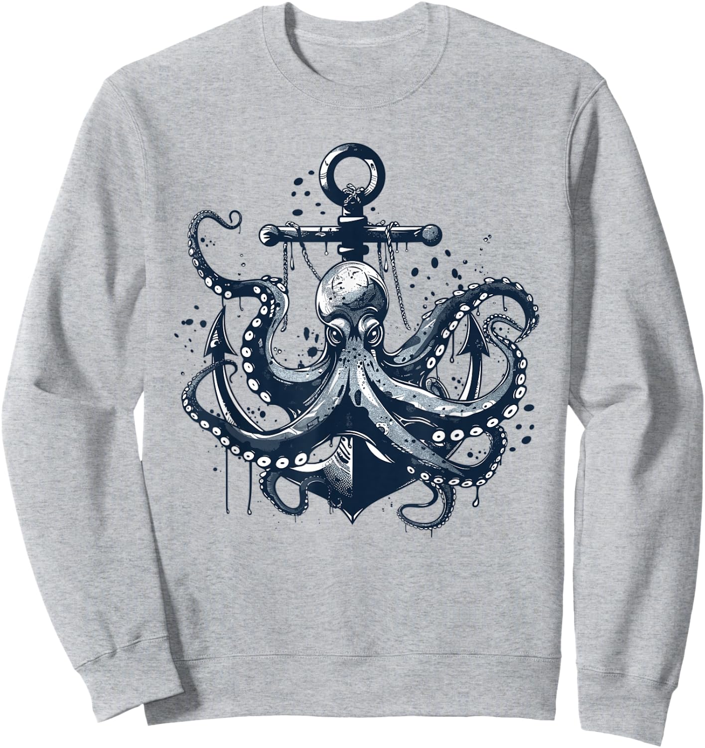 Cute Octopus Art I Kids Octopus Sweatshirt - Sweatshirt | Ash