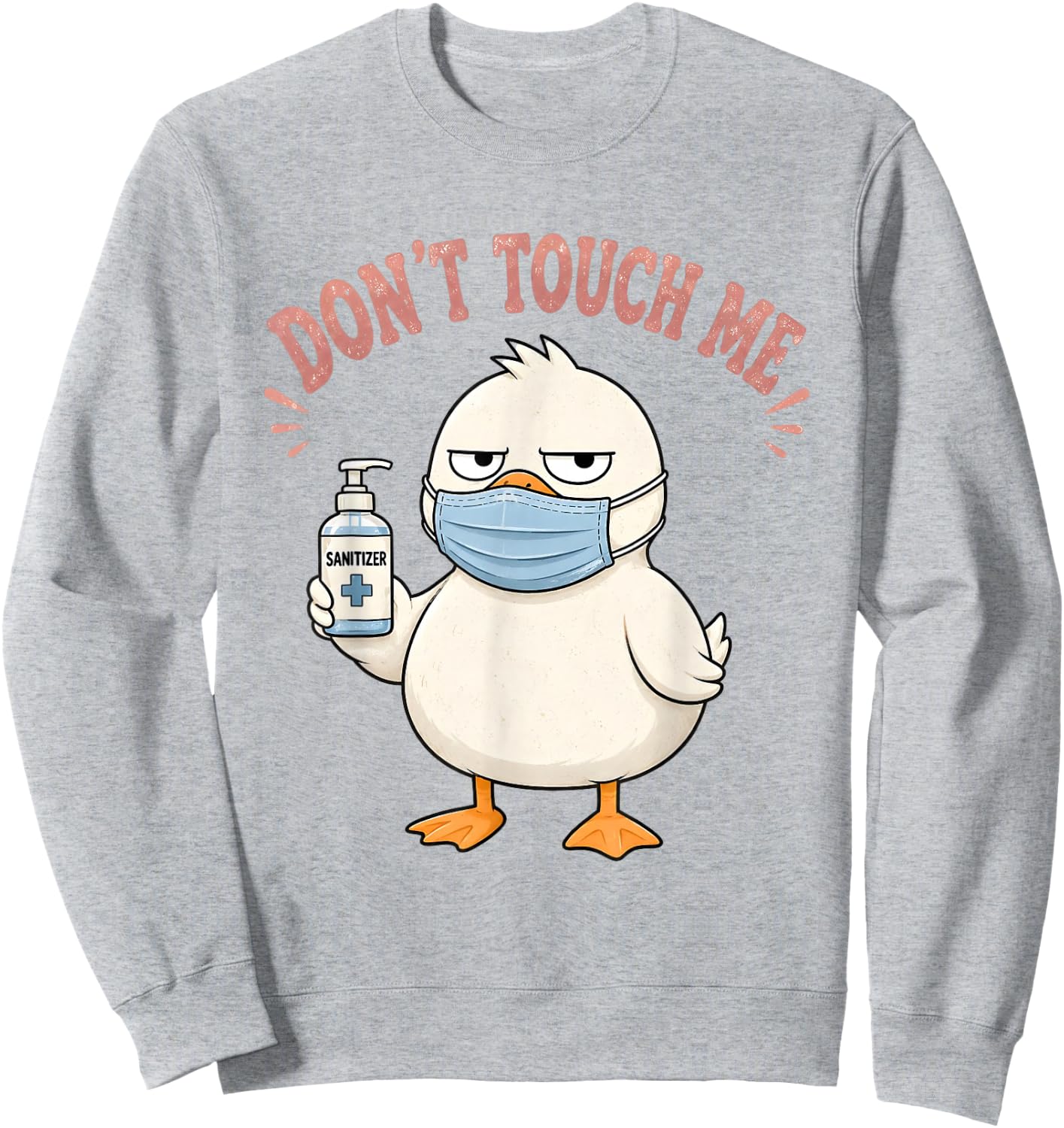 Funny Silly Goose Microbiology Scientist Biology Lab Student Sweatshirt - Sweatshirt | Ash