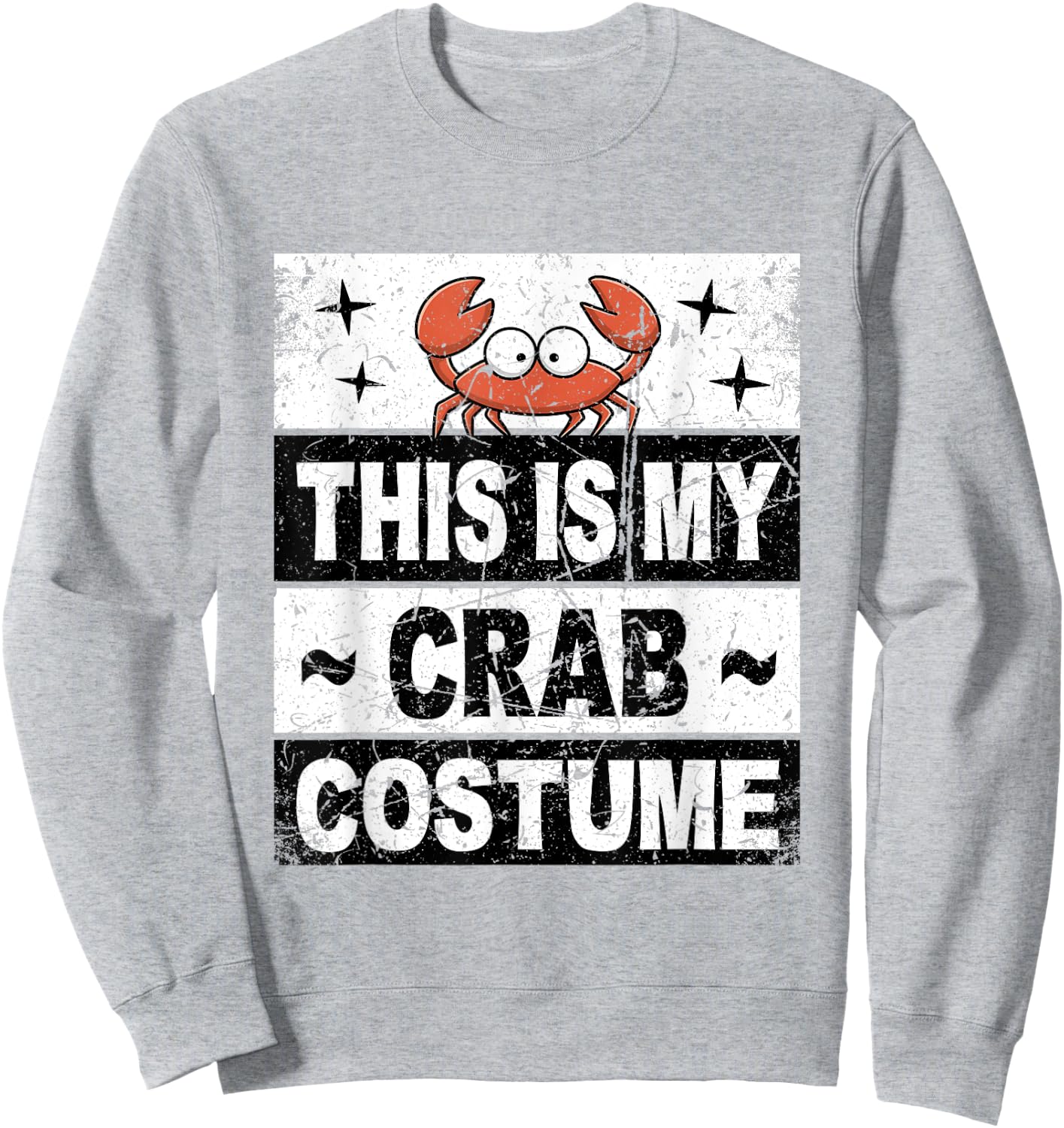 Retro Crab Costume Adult Kids Baby Toddler Men Women Sweatshirt - Sweatshirt | Ash
