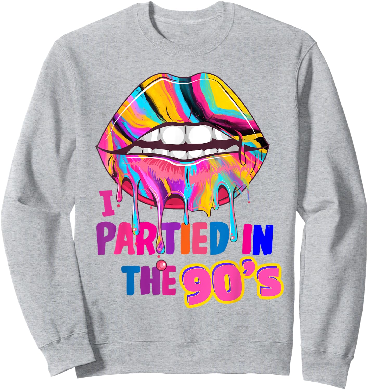 90s Design Rave Outfit & 90s Festival Costume Sweatshirt - Sweatshirt | Ash