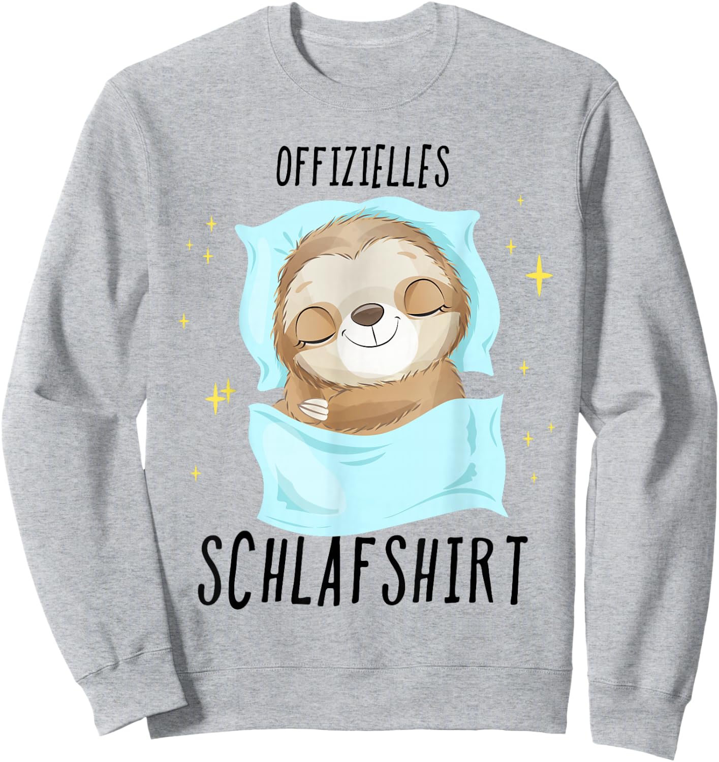 Sloth Pyjamas , gray, s Sweatshirt - Sweatshirt | Ash