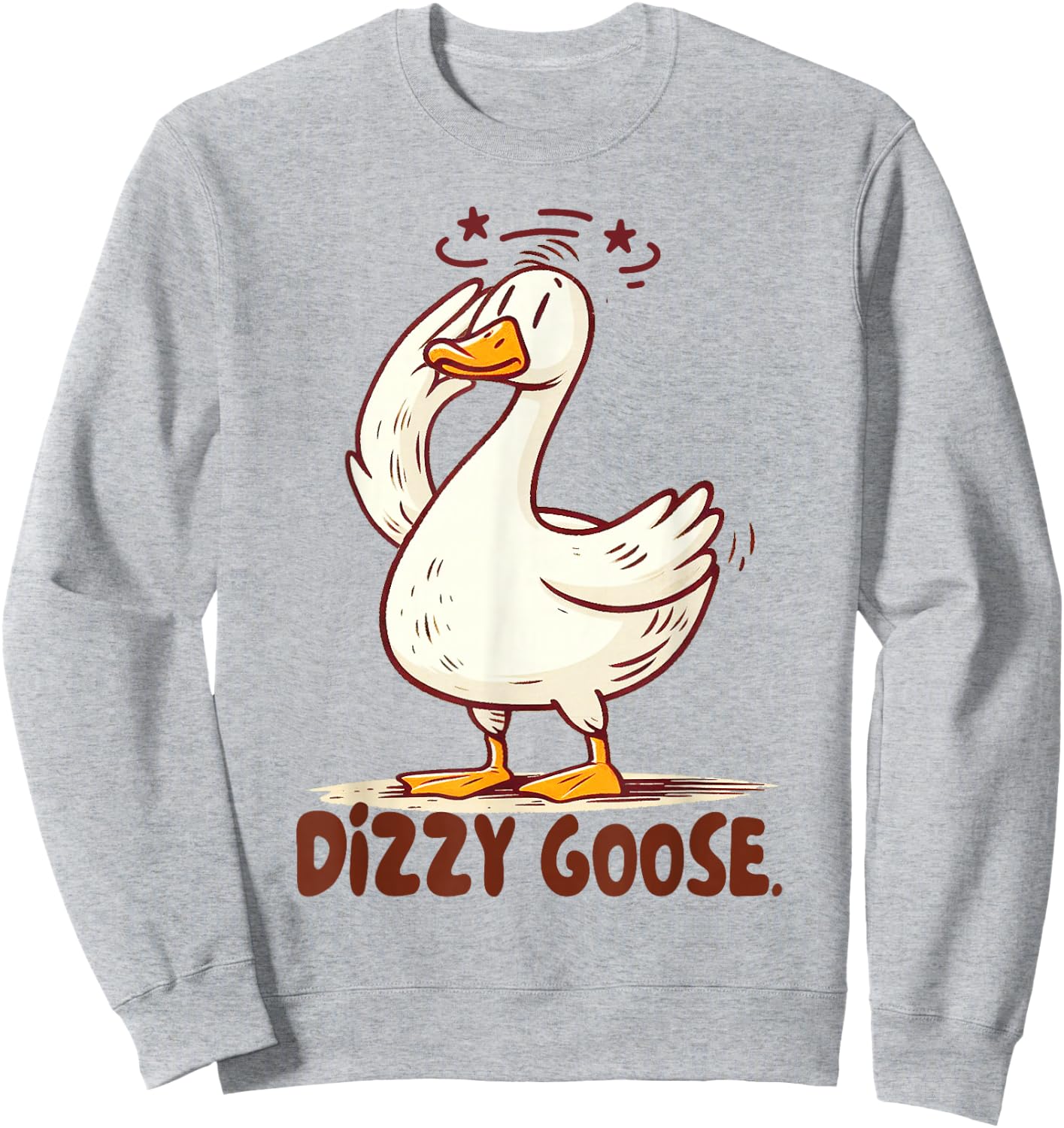 POTS Postural Orthostatic Tachycardia Syndrome Dizzy Goose Sweatshirt - Sweatshirt | Ash