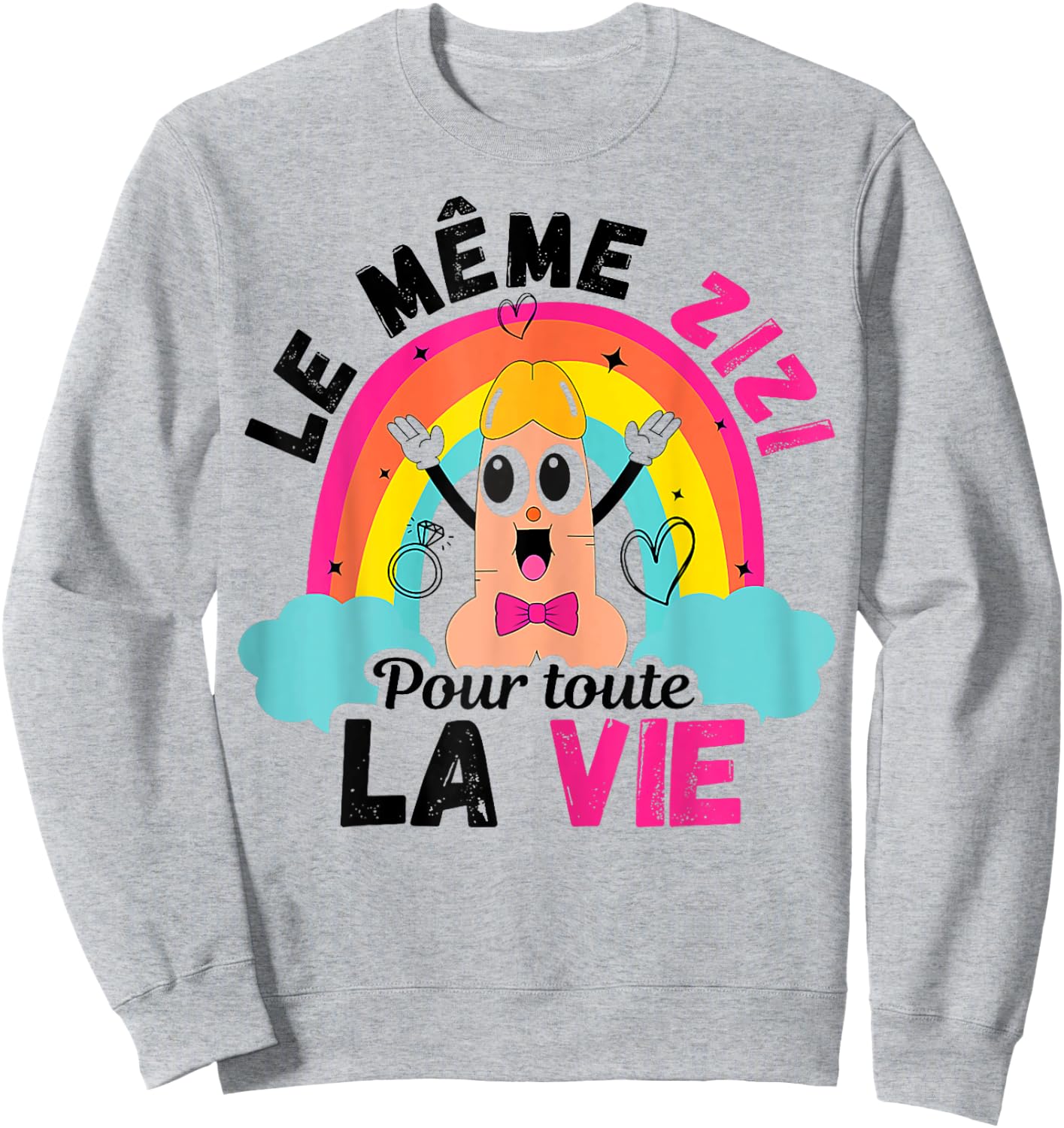 The Same Zizi For All Life Will Hold Attention , white, S Sweatshirt - Sweatshirt | Ash