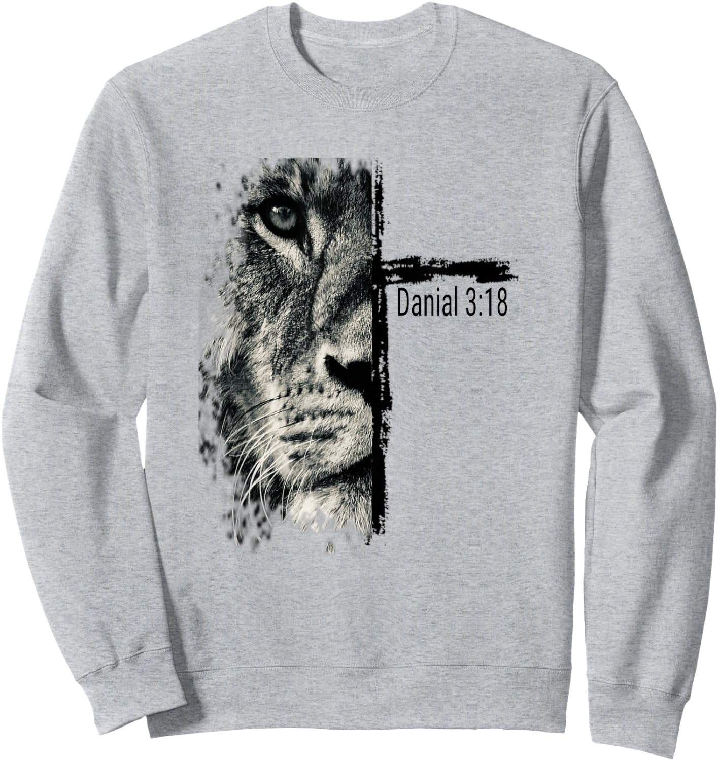 Daniel In The Bible Scripture Verse About Lions Sweatshirt - Sweatshirt | Ash