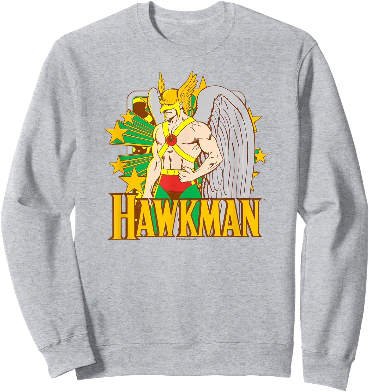 Justice League Hawkman Stars Sweatshirt - Sweatshirt | Ash