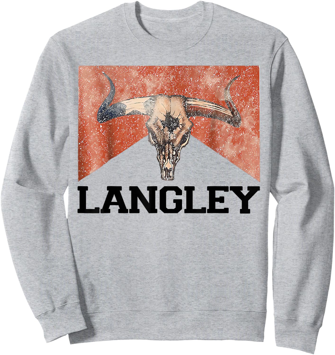 Retro Classic Langley Vintage Gift Women Sweatshirt - Sweatshirt | Ash