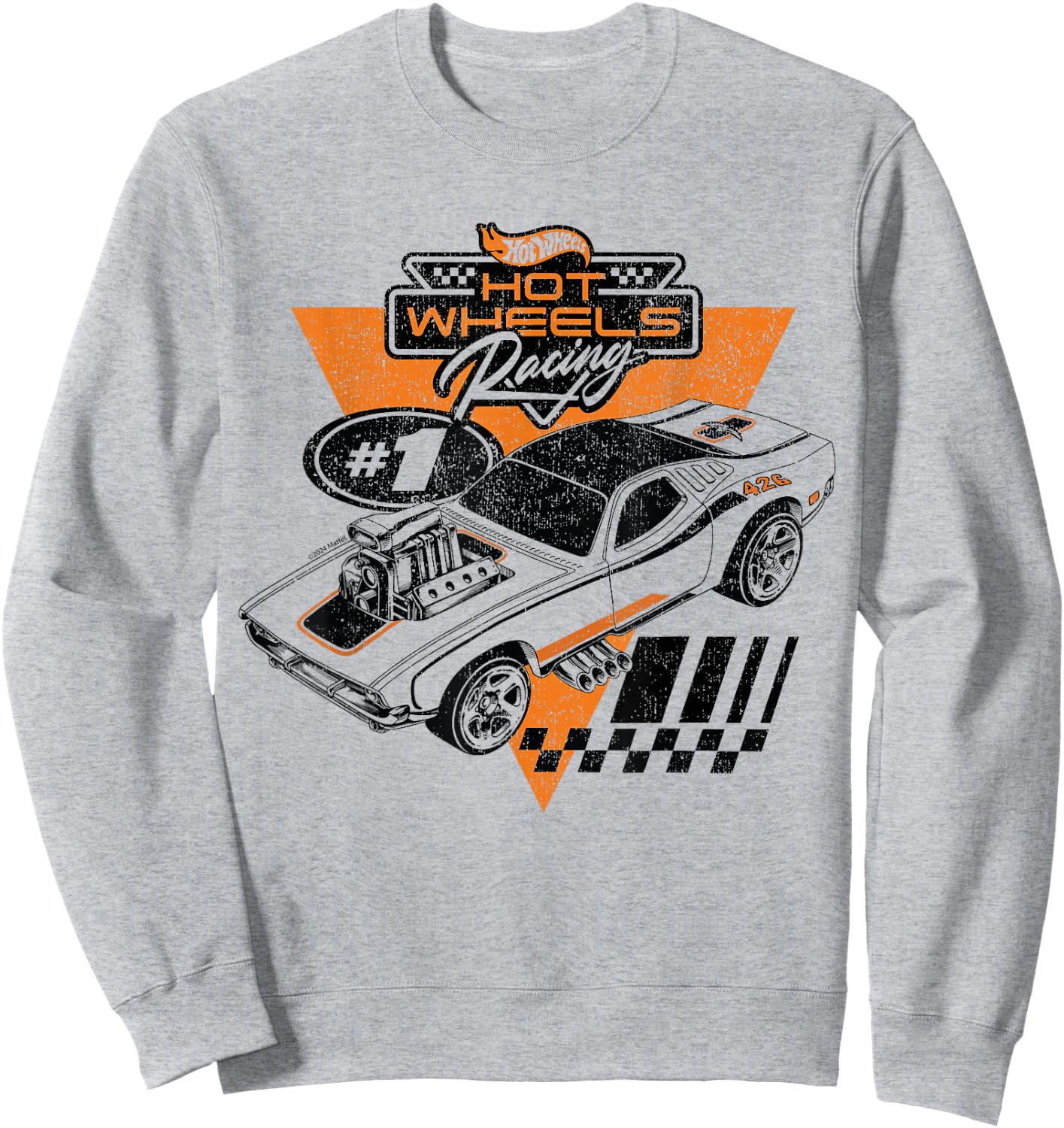 Hot Wheels - Rodger Dodger Racing Sweatshirt - Sweatshirt | Ash