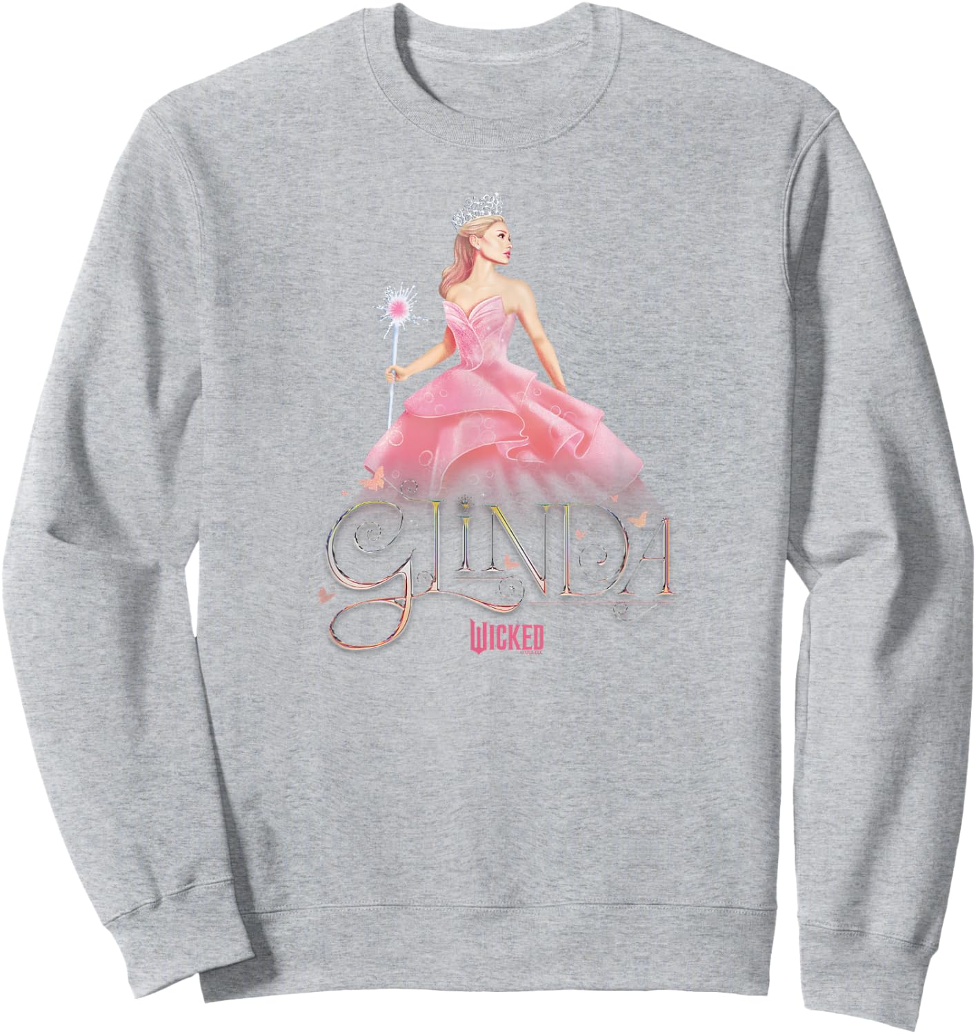 Wicked Glinda Elegant Pose , White Sweatshirt - Sweatshirt | Ash