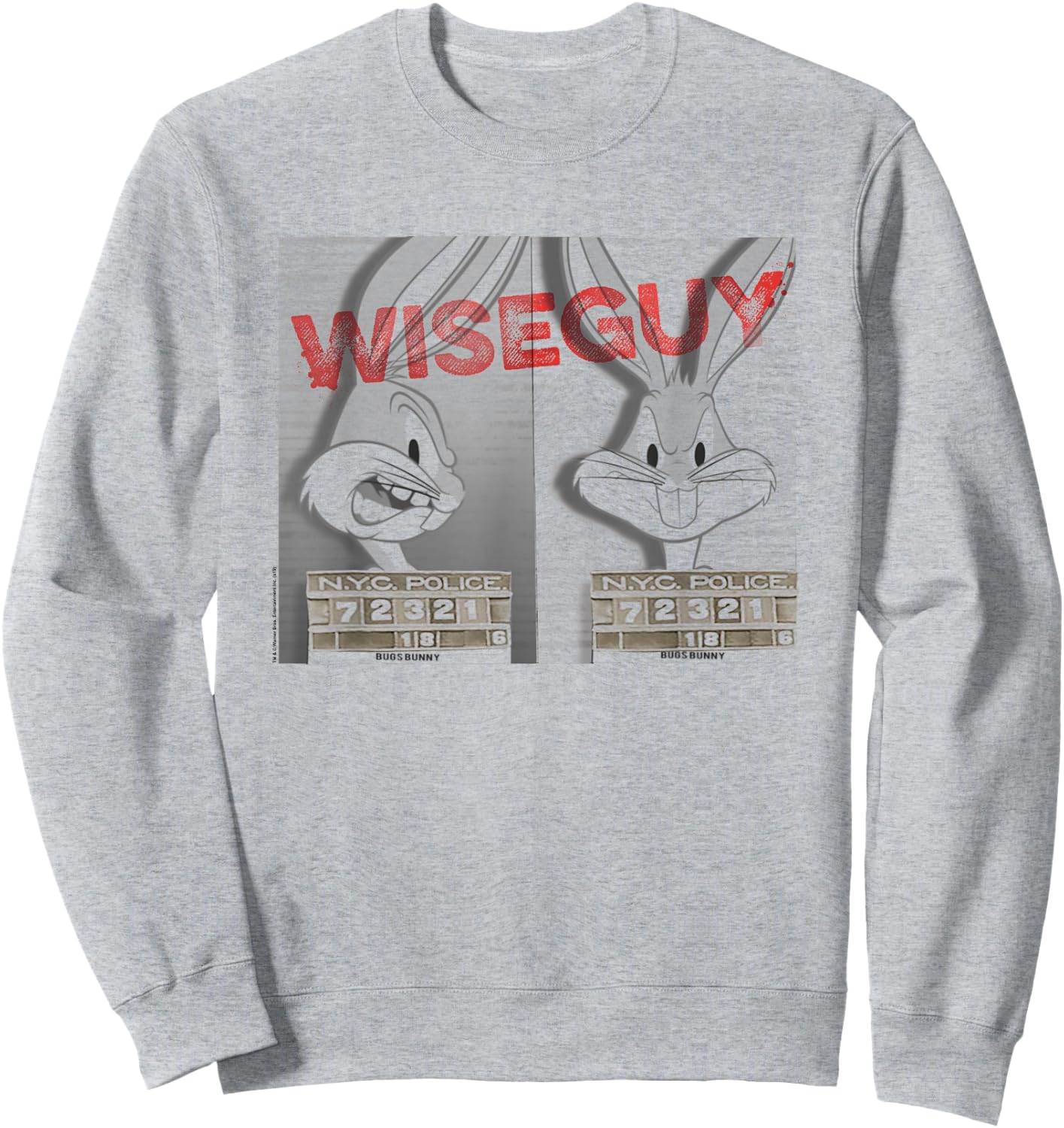Looney Tunes Bugs Bunny Wiseguy Sweatshirt - Sweatshirt | Ash