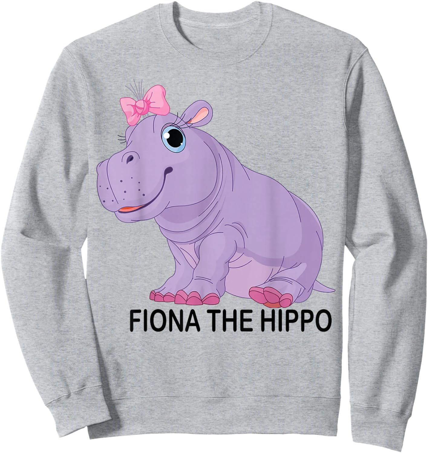 Fiona-The Hippo Sweatshirt - Sweatshirt | Ash