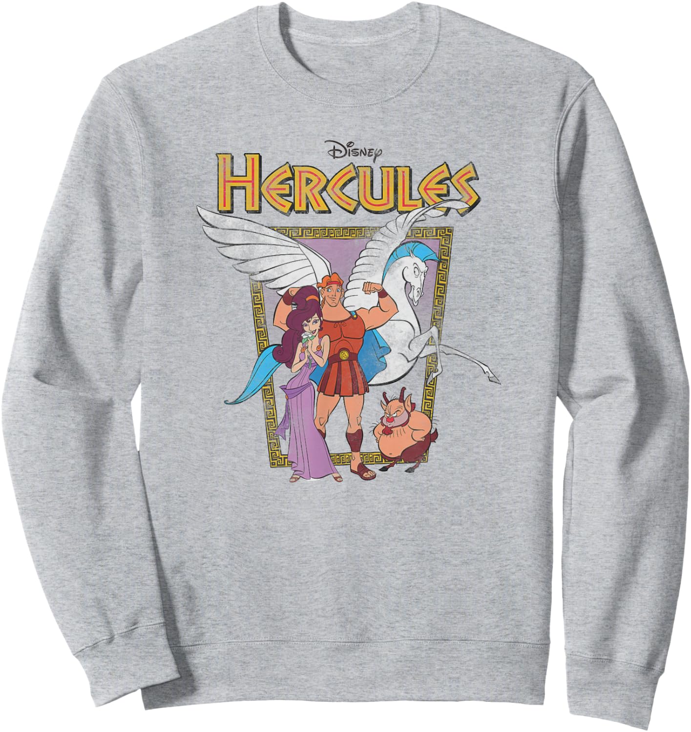 Disney Hercules Classic Movie Poster Sweatshirt - Sweatshirt | Ash