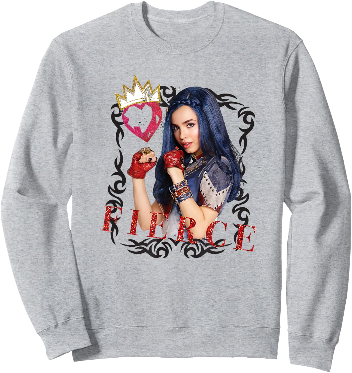 Disney Descendants Evie Fierce Girl Sweatshirt - Sweatshirt | Ash