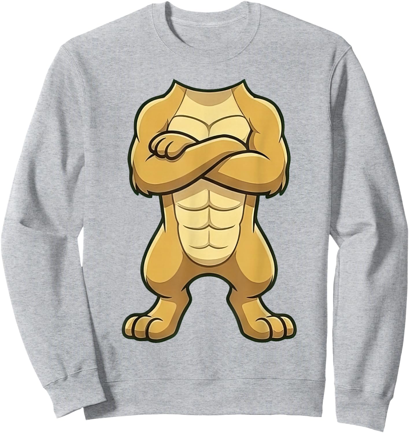 Lion Body for Adult Kids Men Women Lion Lover Costume Sweatshirt - Sweatshirt | Ash
