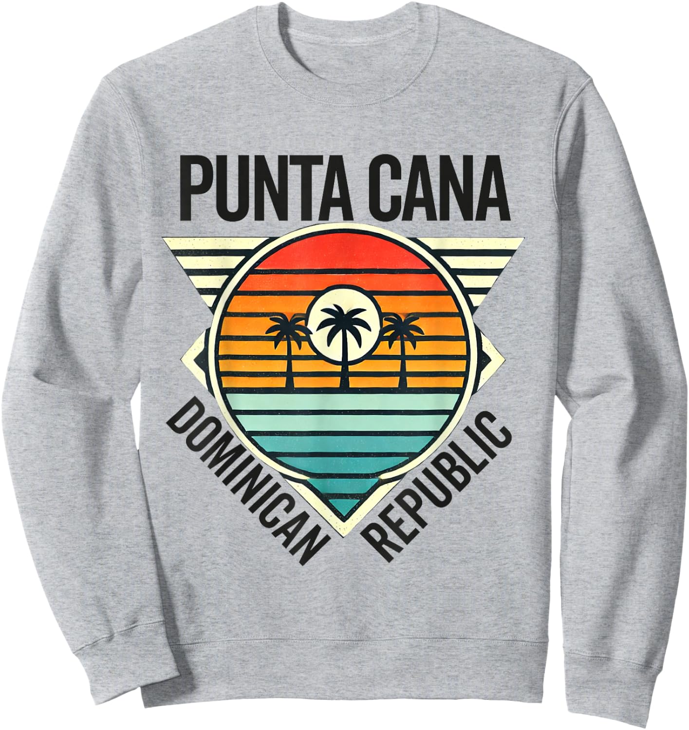 Punta Cana Dominican Republic RD Souvenir Vacation Travel Sweatshirt - Sweatshirt | Ash