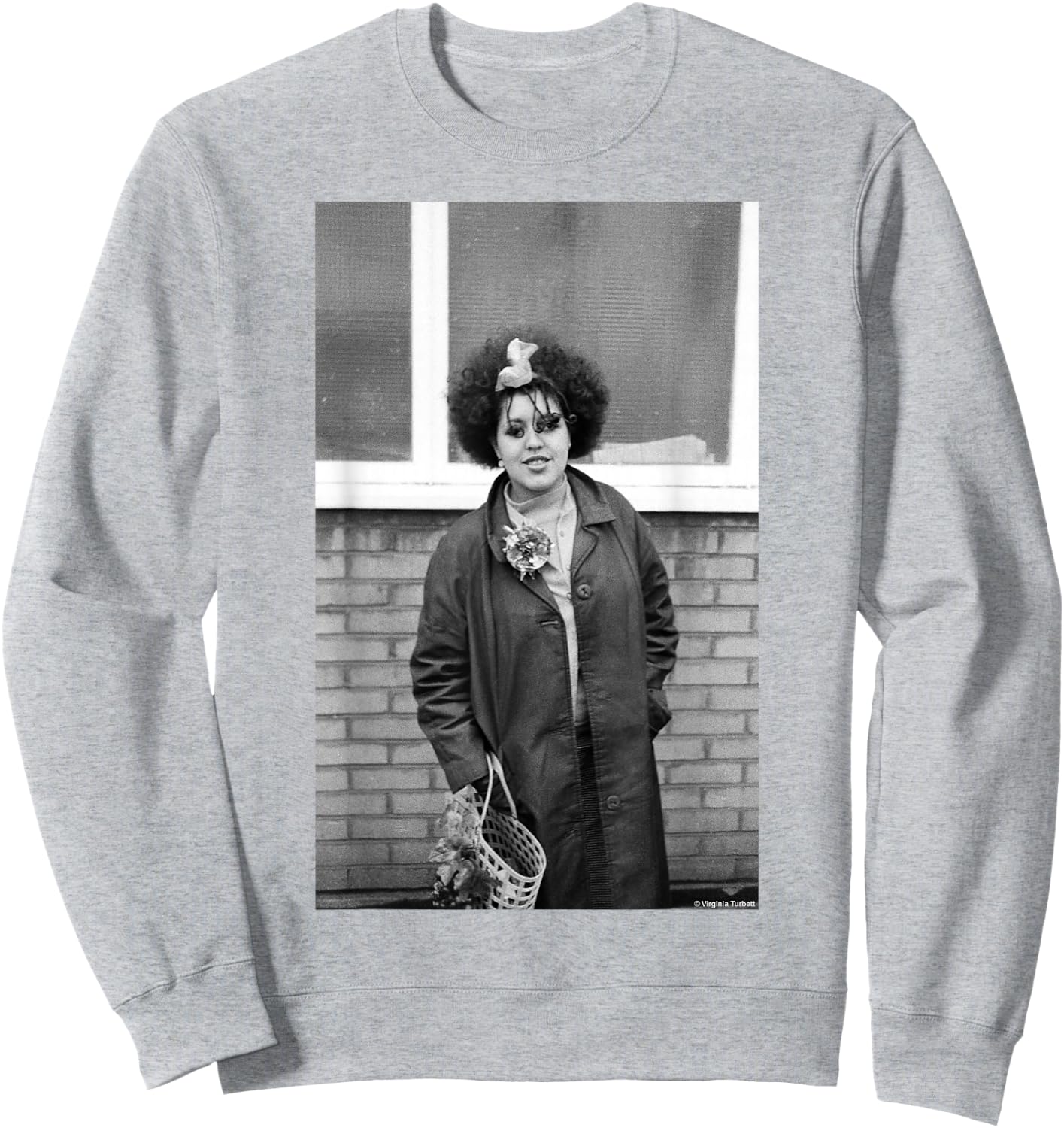 Poly Styrene Of Punk Band X-Ray Specs By Virginia Turbett Sweatshirt - Sweatshirt | Ash